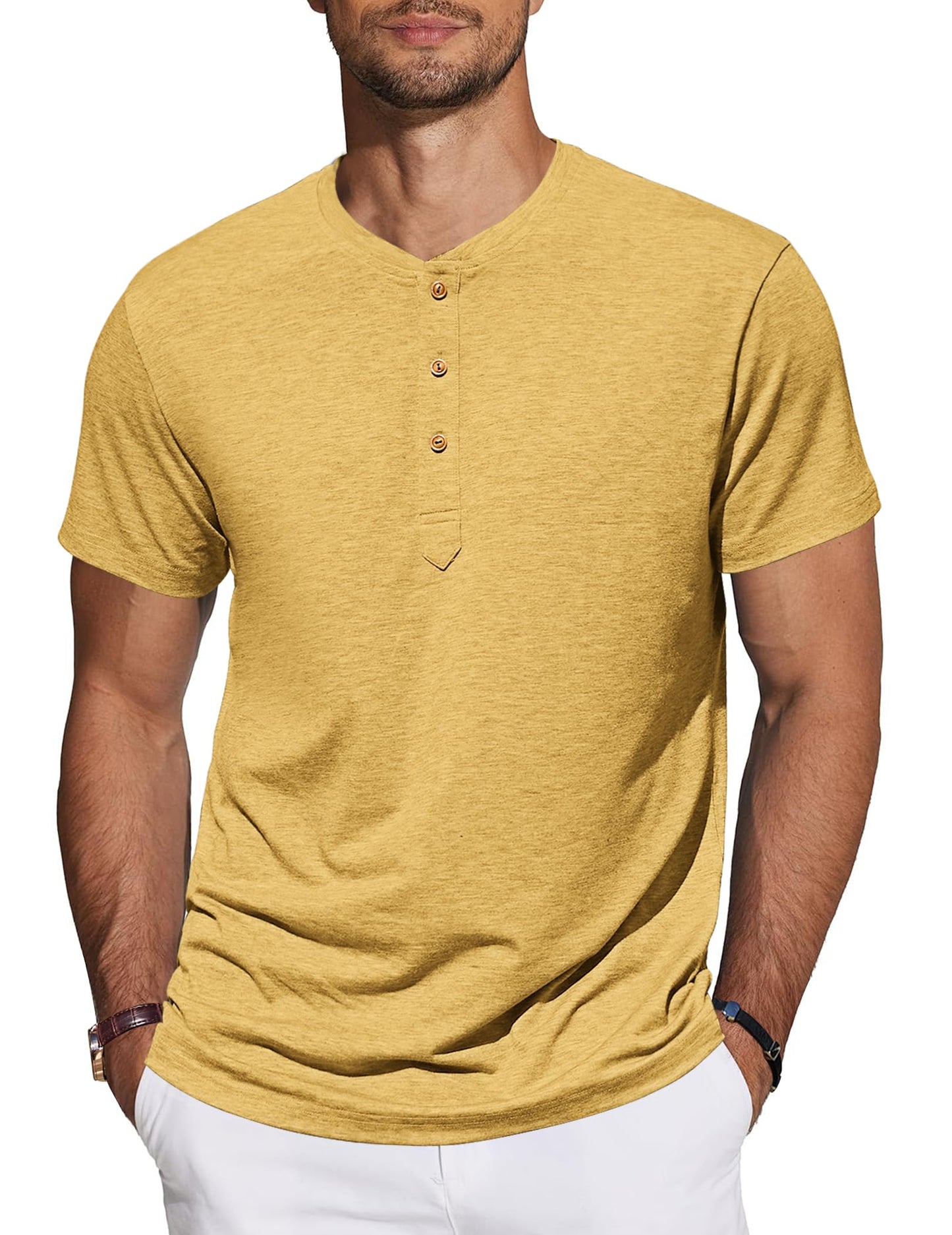 TARAINYA Men's Henley T-Shirt