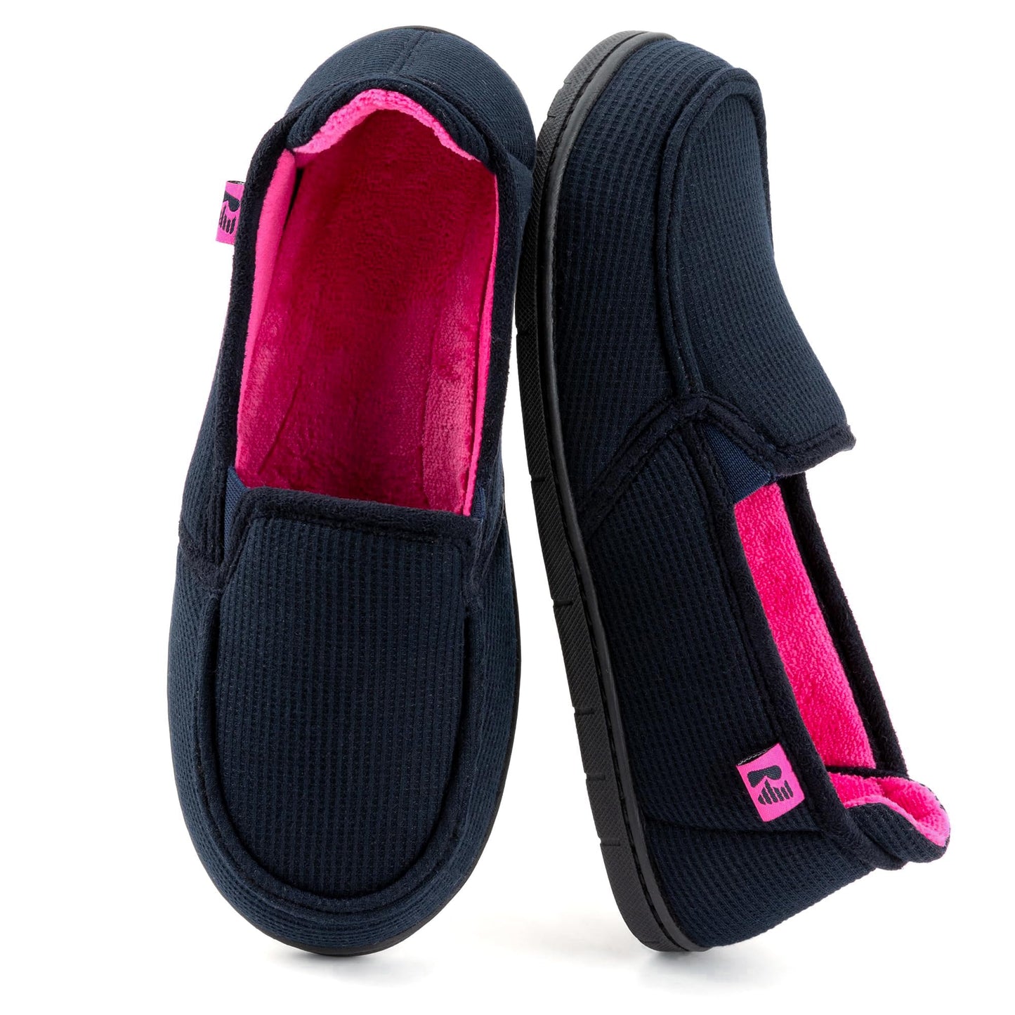 RockDove Ladies Two-Tone Hooded Loafers with Removable Insole