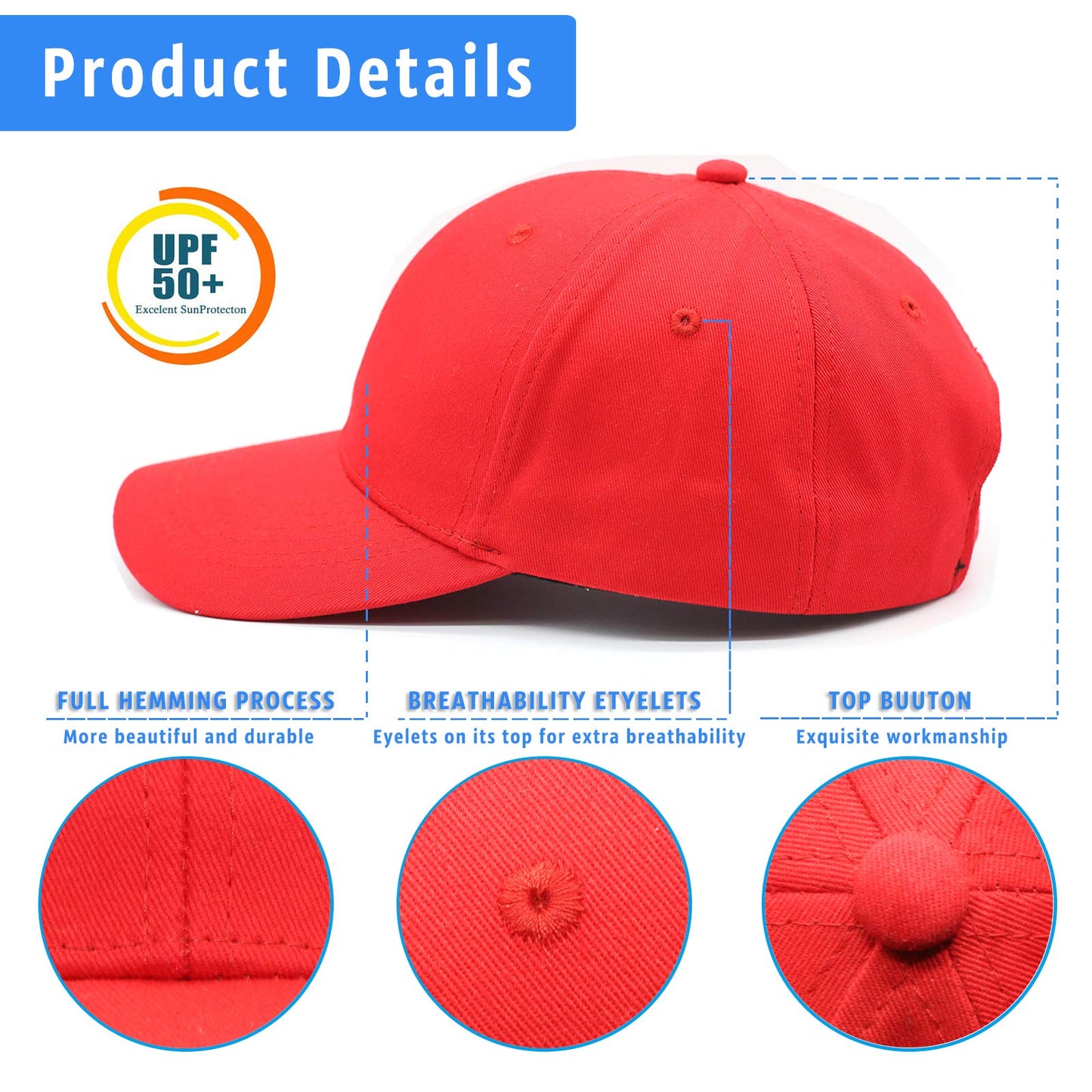 Interstellar Fire Baseballkappe für Herren und Damen, 100% Baumwolle, verstellbar, einfarbig, Unisex, Einheitsgröße, Sonnenmütze