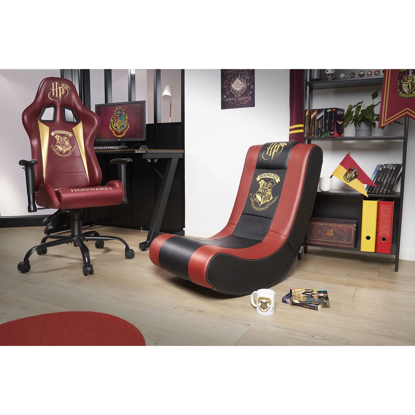Harry Potter - Ergonomischer Gaming-Stuhl Verstellbare Rückenlehne/Armlehnen - Adult Gaming Chair offizielle Lizenz