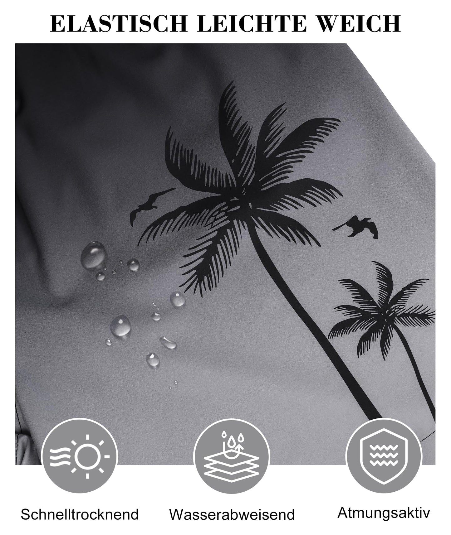 MARZXIN Men’s Quick-Dry Swim Shorts