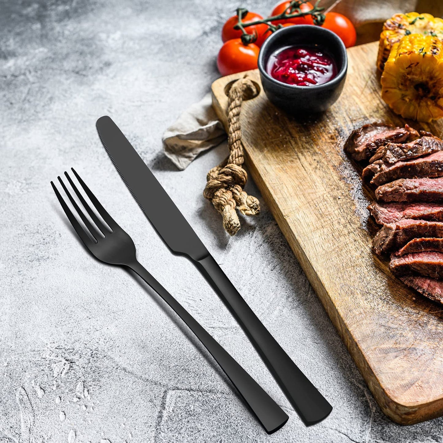 Bestdin Besteck Set 6 Personen, 30 teilig Edelstahl Besteckset, Essbesteck Set mit Messer Gabel Löffel, Hochwertiges Edelstahlbesteck, Spülmaschinenfest.