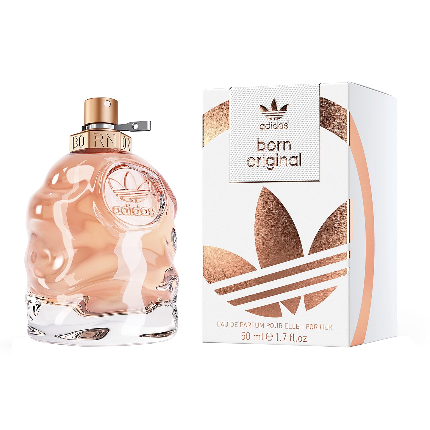 adidas Born Original Eau de Parfum – Fruchtig-blumiges Damen Parfüm mit explosivem Mix aus kontrastierenden Düften