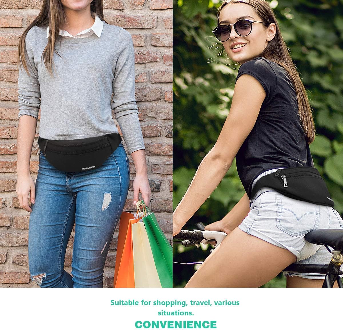 Unisex Waist Bag – Waterproof Running Belt Fanny Pack for Men & Women
