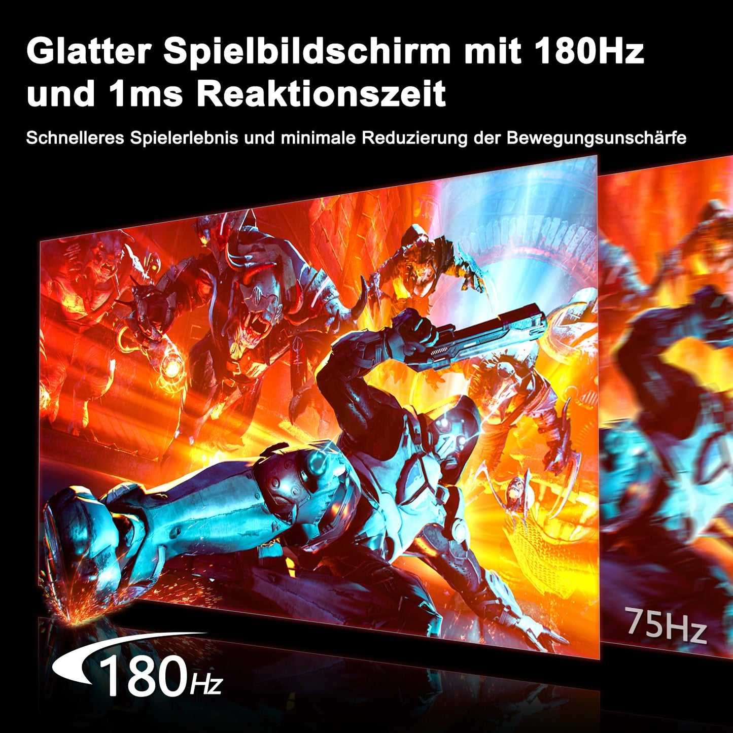 Minifire 24 Inch Monitor, 100 Hz, IPS, Full HD (1920 x 1080), AMD FreeSync, sRGB110%, Frameless Screen, Eye Care, HDMI Type-C, Adjustable Tilt, VESA (MF24X3A Type-C Cable Included)