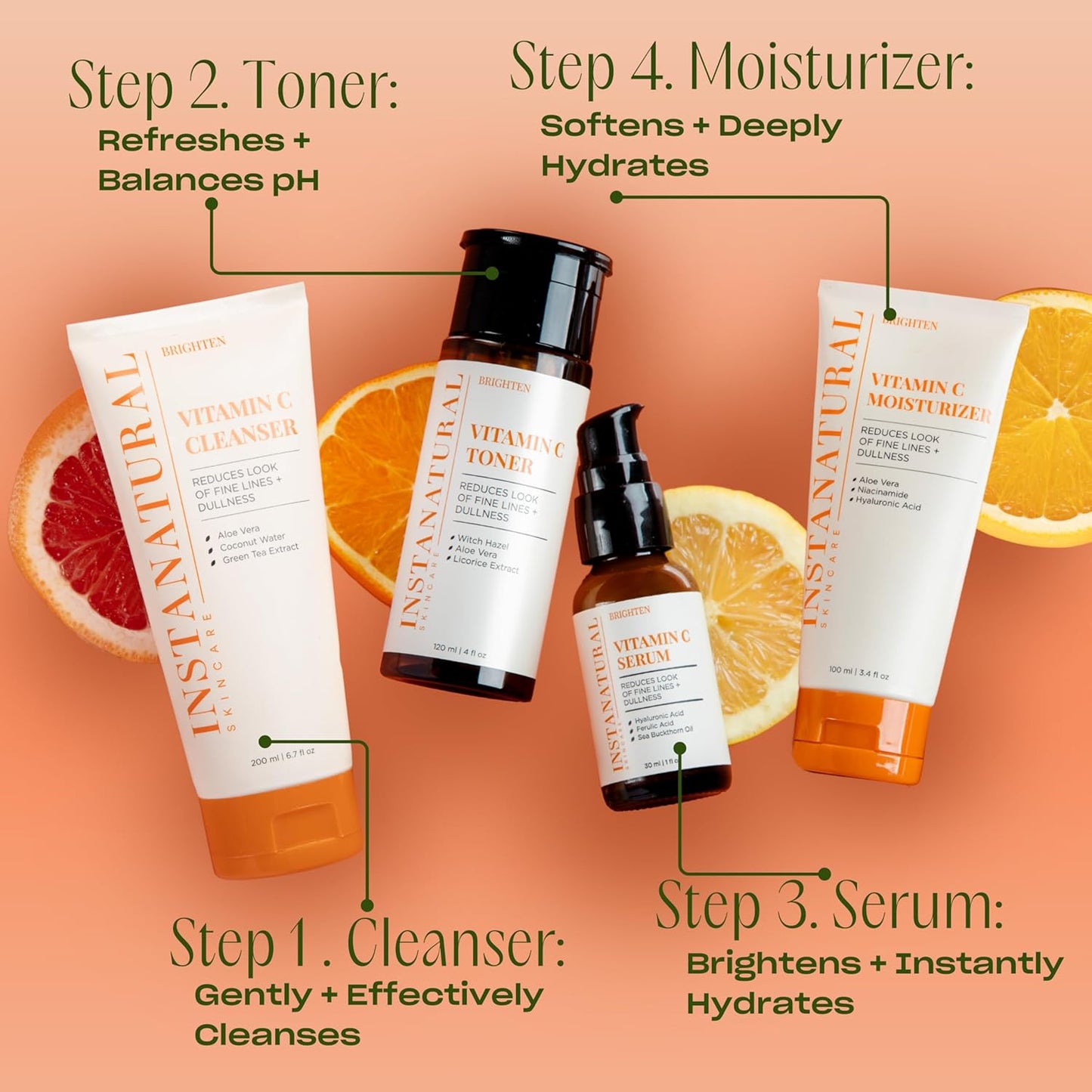 InstaNatural Vitamin C Moisturizer – Hydrating & Anti-Aging Lotion