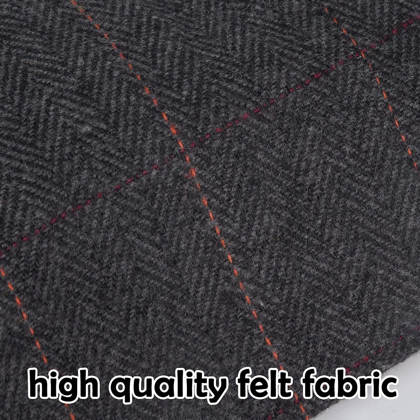 besbomig Schiebermütze Barret Flat Cap Schirmmütze für Herren Damen, Gatsby Newsboy Cap Baskenmützen Golfermütze, Frühling Herbst Winter, 55-59cm