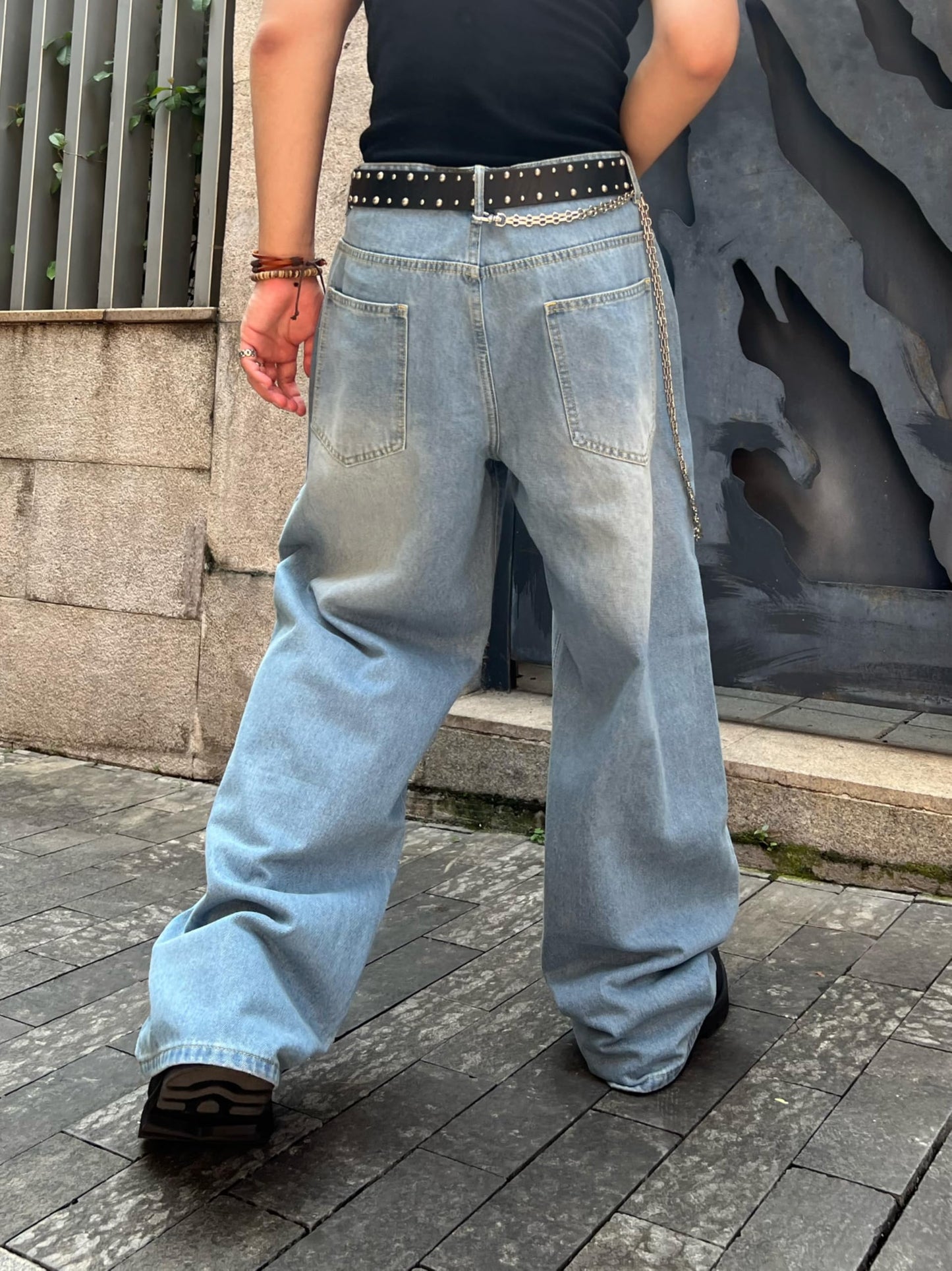 Zewool Men’s Baggy Hip Hop Jeans