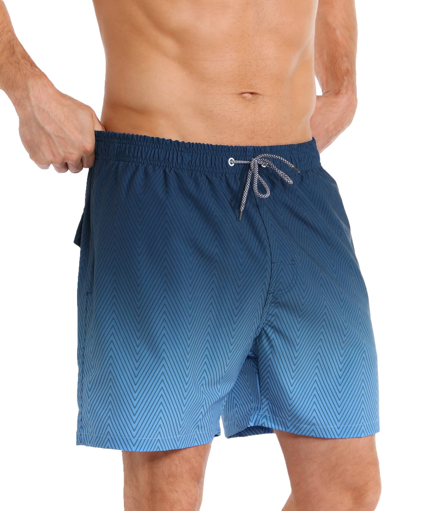 APTRO Men’s 2-in-1 Swim Shorts – Quick-Dry Board Shorts