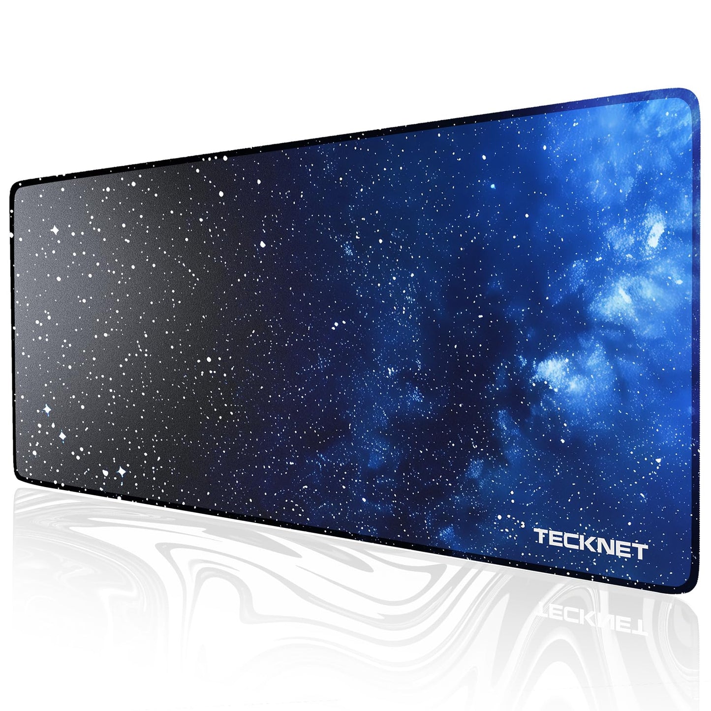 TECKNET Mauspad XXL Speed Gaming, 900x400 mm Schreibtischunterlage Schwarz, Gamer Mouse Pad, Wasserdicht mousepad, Spezielle Oberfläche Verbessert Präzision und Geschwindigkeit, rutschfeste Gummibasis