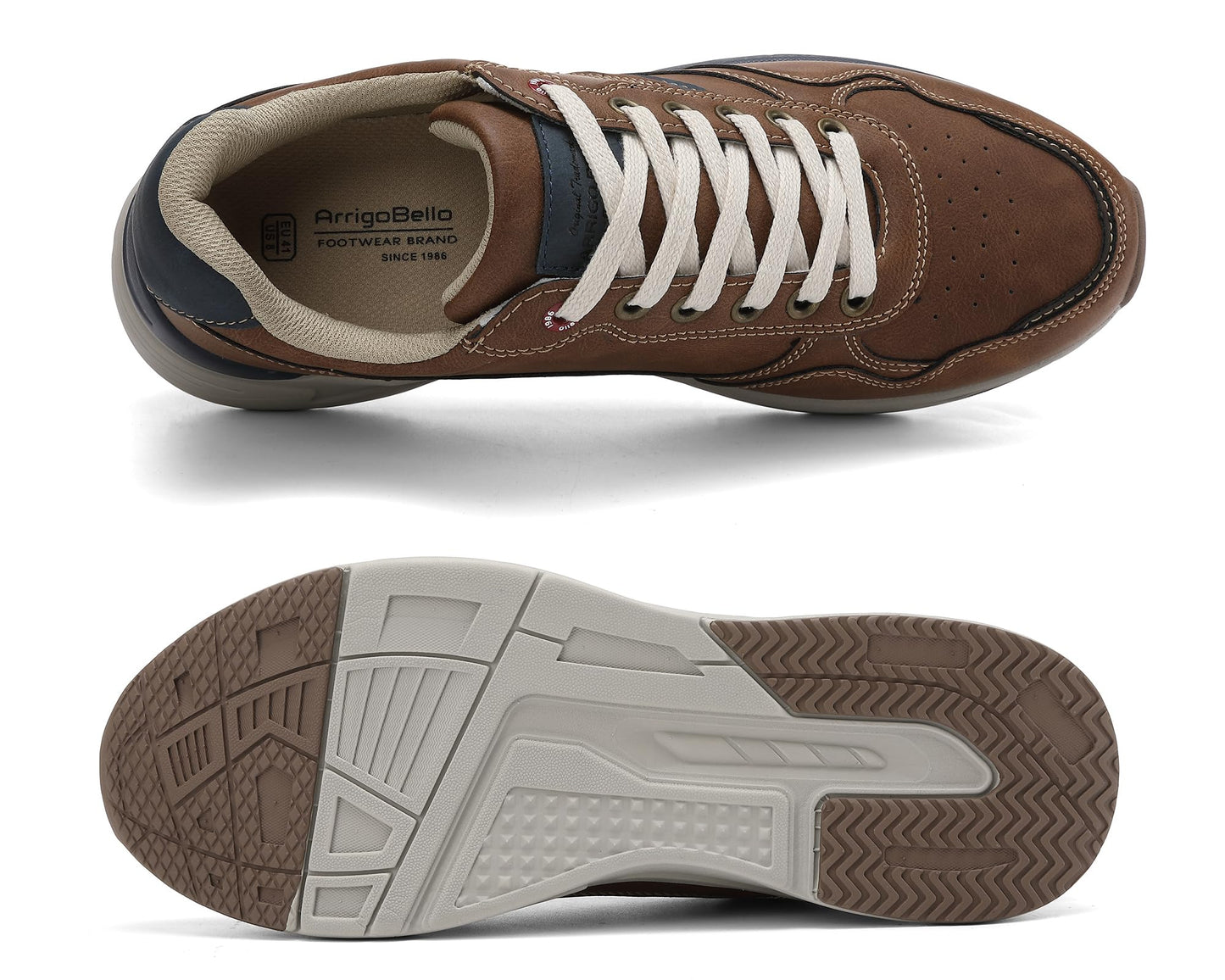 ARRIGO BELLO Men’s Lightweight Sneakers – Breathable Walking & Outdoor Sports Shoes