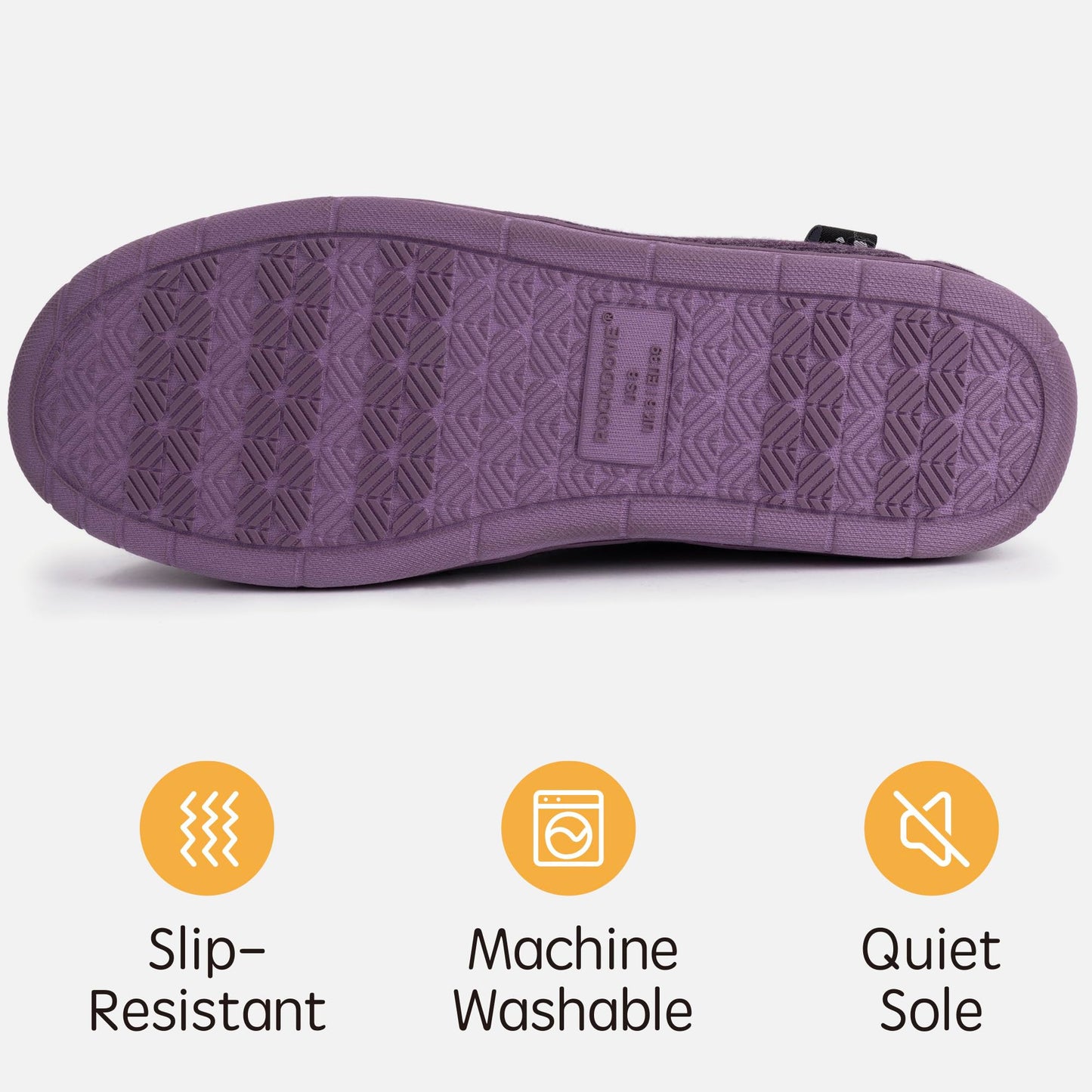 RockDove Ladies Two-Tone Hooded Loafers with Removable Insole