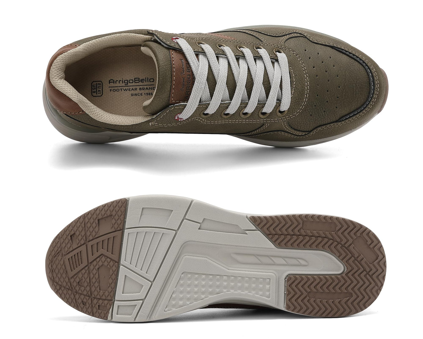 ARRIGO BELLO Men’s Lightweight Sneakers – Breathable Walking & Outdoor Sports Shoes