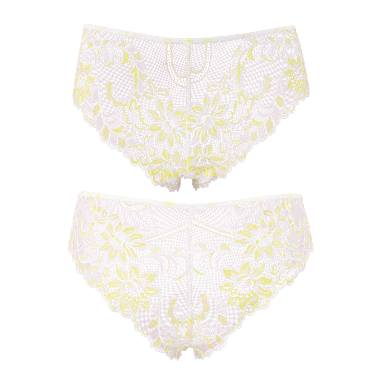 Curve Muse Women's Thong Hipster Underwear Sexy Comfortable - Pack of 2