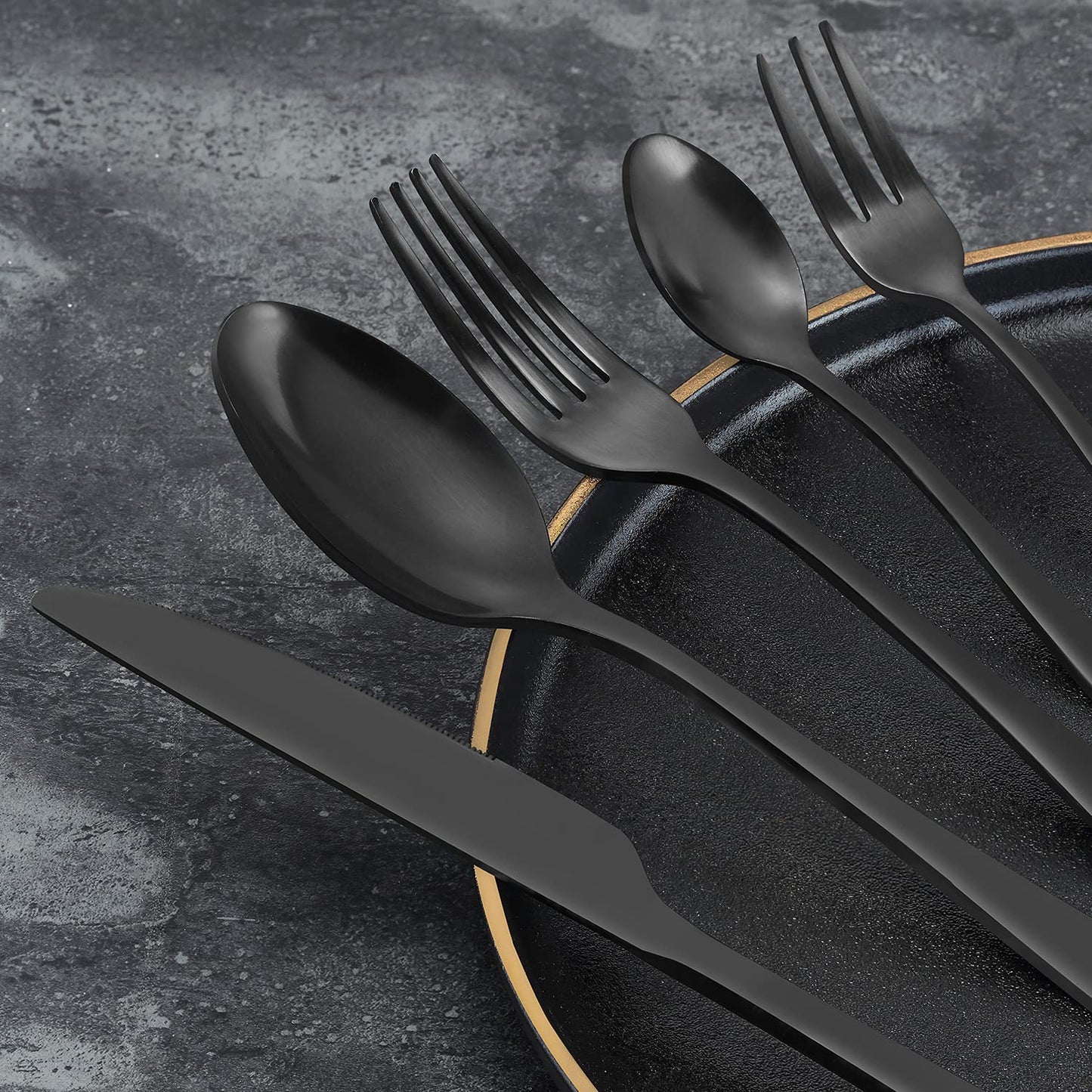 BEWOS Besteck Set für 6 Personen, 30 teilig Essbesteck Set inkl. Messer, Gabel, Löffel, Besteck Edelstahl Spiegelpoliert, Spülmaschinenfest