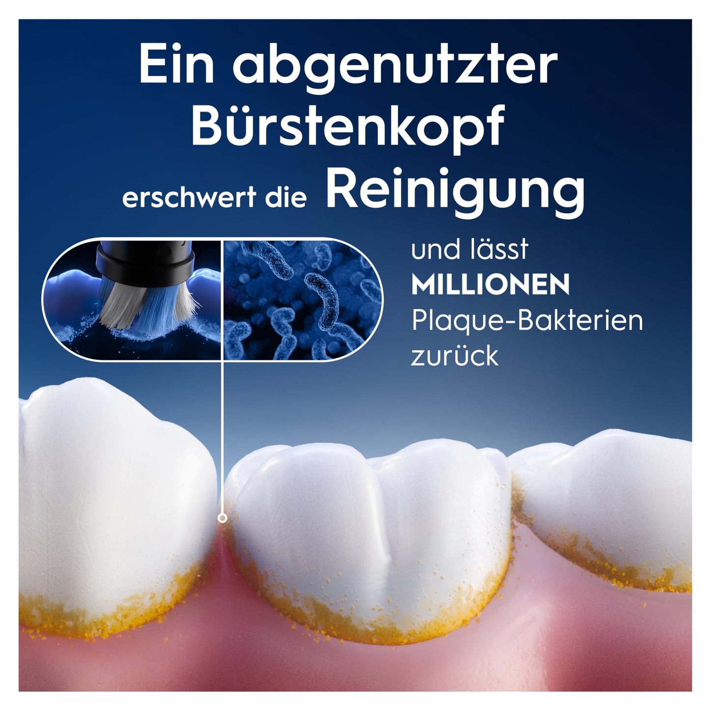 Oral-B iO Ultimative Reinigung Aufsteckbürsten für elektrische Zahnbürste, 10 Stück, ultimative Zahnreinigung, Zahnbürstenaufsatz für Oral-B Zahnbürsten, briefkastenfähige Verpackung, schwarz