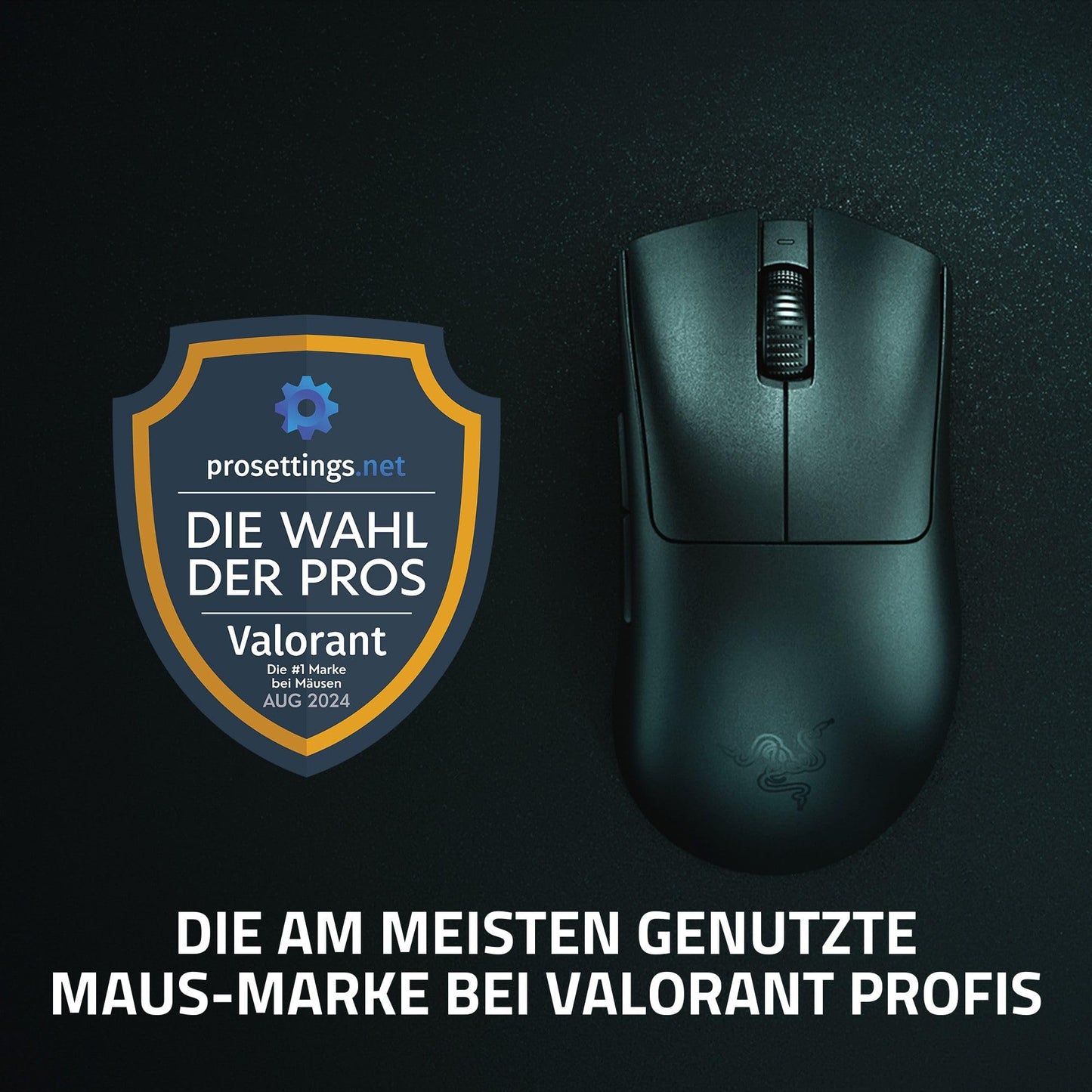 Razer DeathAdder Essential (2021) - Kabelgebundene Gaming-Maus mit Optischem Sensor mit 6400 DPI (5 programmierbare Tasten, Ergonomischer Formfaktor, 10 Millionen Klicks Lebensdauer) Schwarz