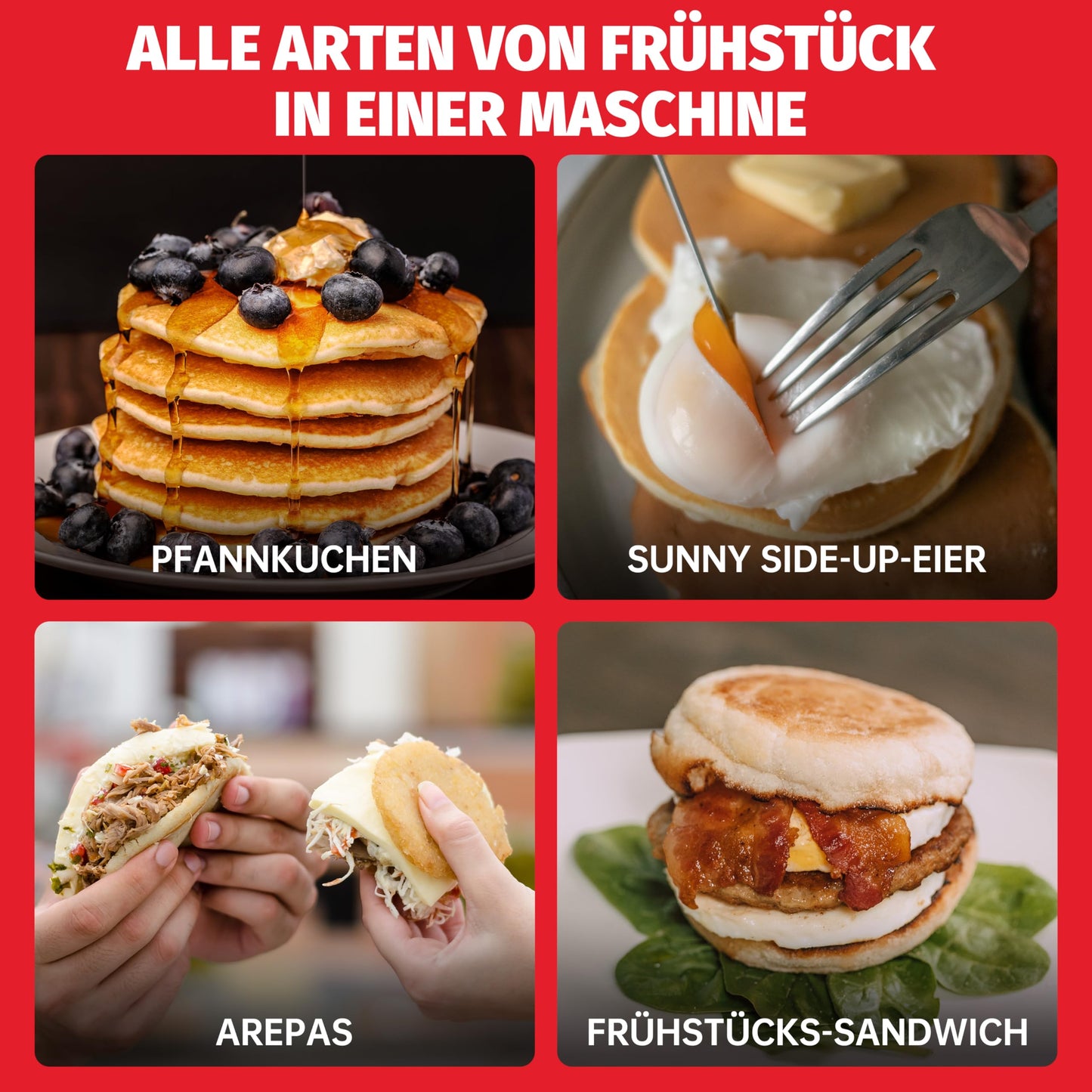 SugarWhisk Mini Waffeleisen Kinder, Doppelwaffeleisen, Kleines Waffeleisen mit Antihaftbeschichtung, Mini Waffle Maker, für Familienfeiern, Kindergeburtstage, Ostern oder Weihnachten, Weiß