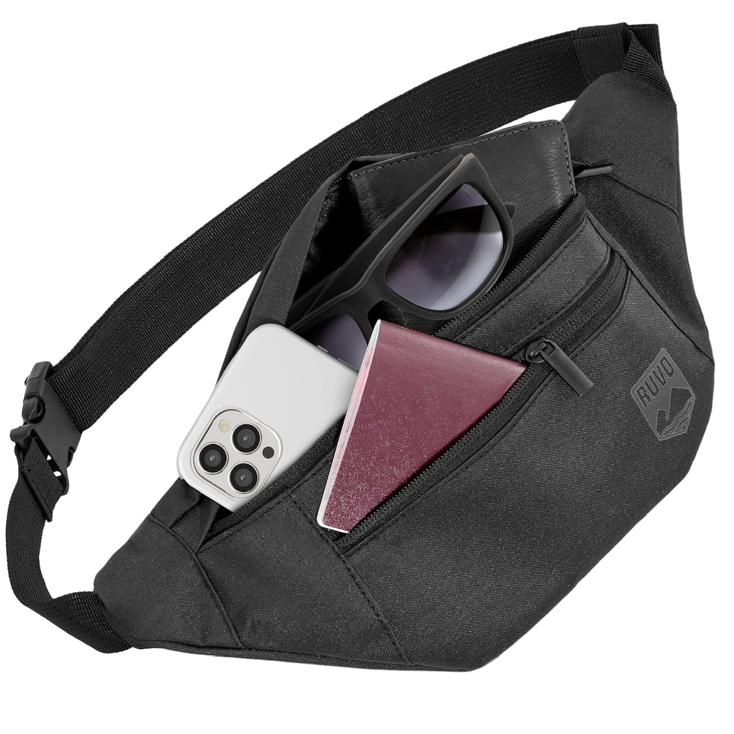 RUVO Waist Bag – Stylish & Spacious Unisex Hip Bag for Every Activity