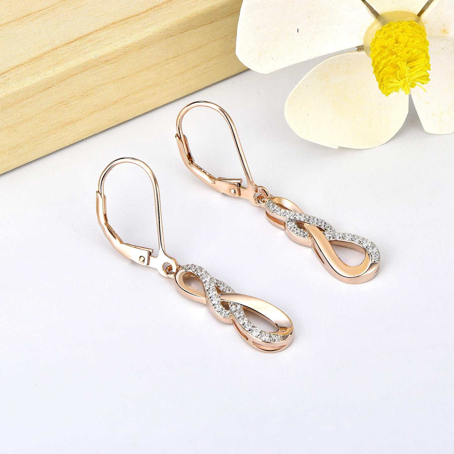 JO WISDOM Infinity Drop Earrings for Women