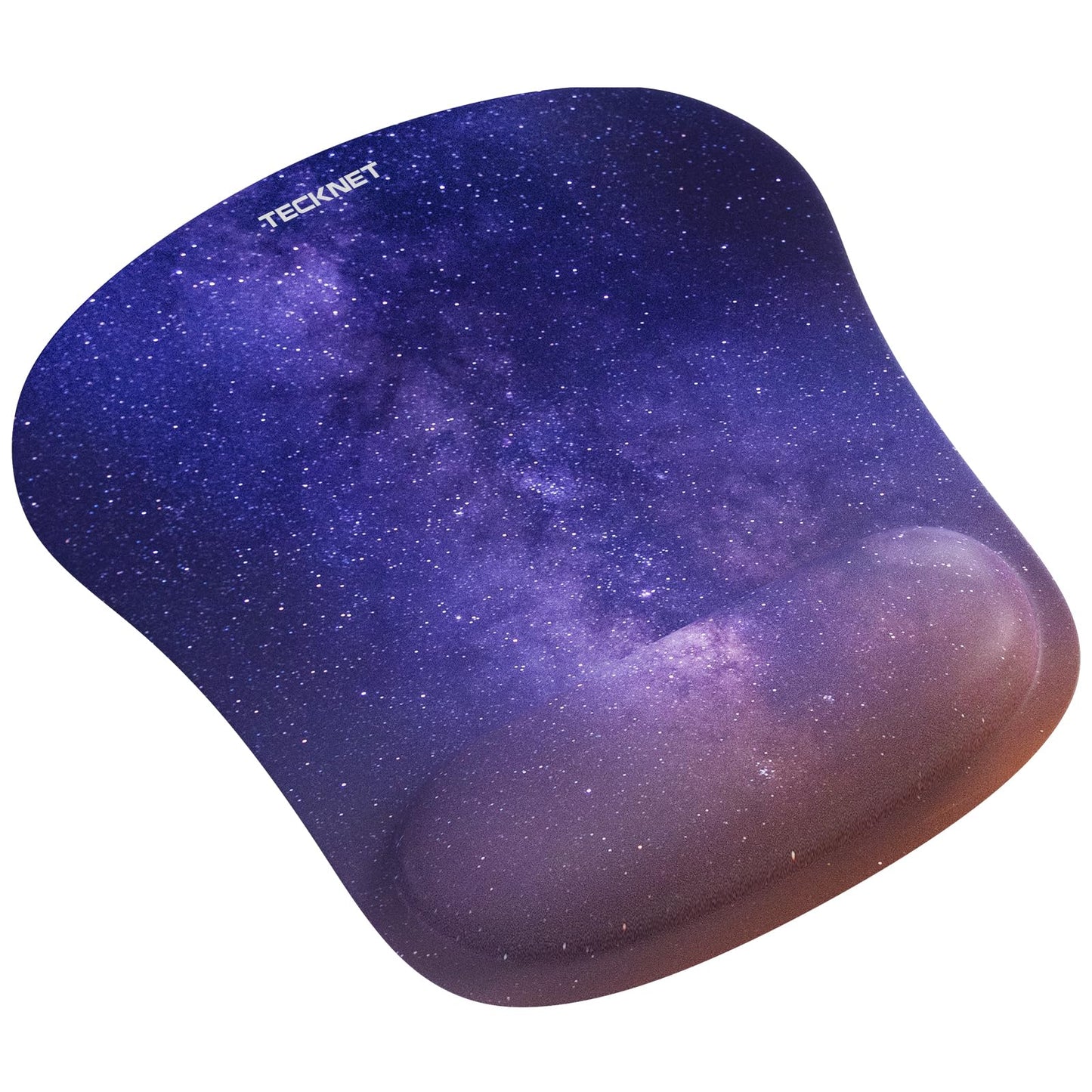 TECKNET Mauspad mit Gelkissen, Memory Foam Mousepad Ergonomisches Wasserdicht Komfort Mausmatte mit Handgelenkpolster Handauflage für Alle Maus Offfice Heim Computer Laptop