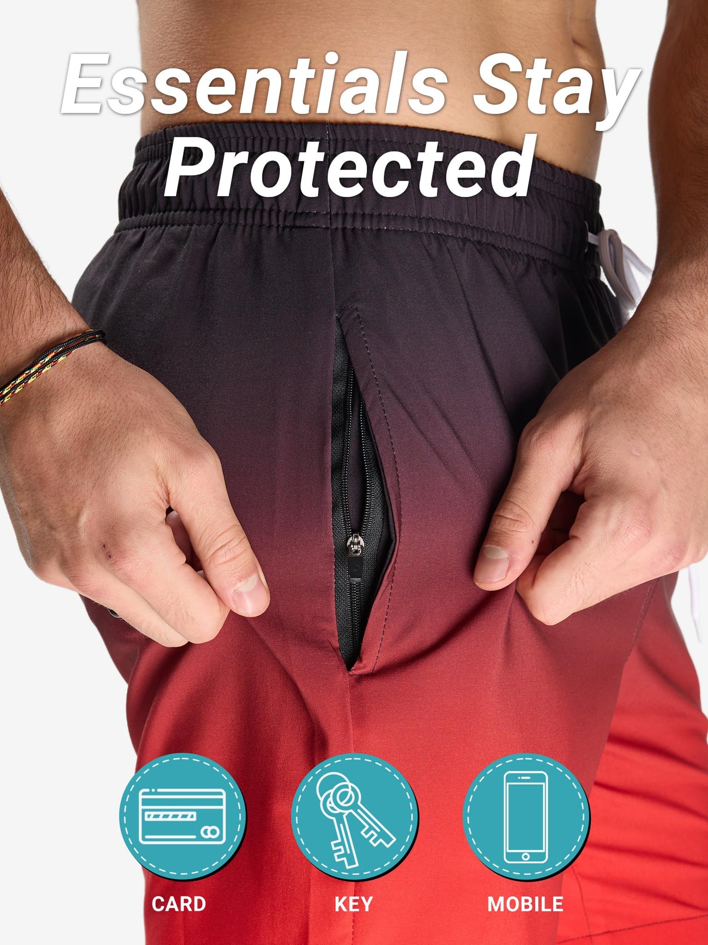 Arcweg Men’s Ultralight Swim Shorts – Quick-Dry & Breathable Swim Trunks