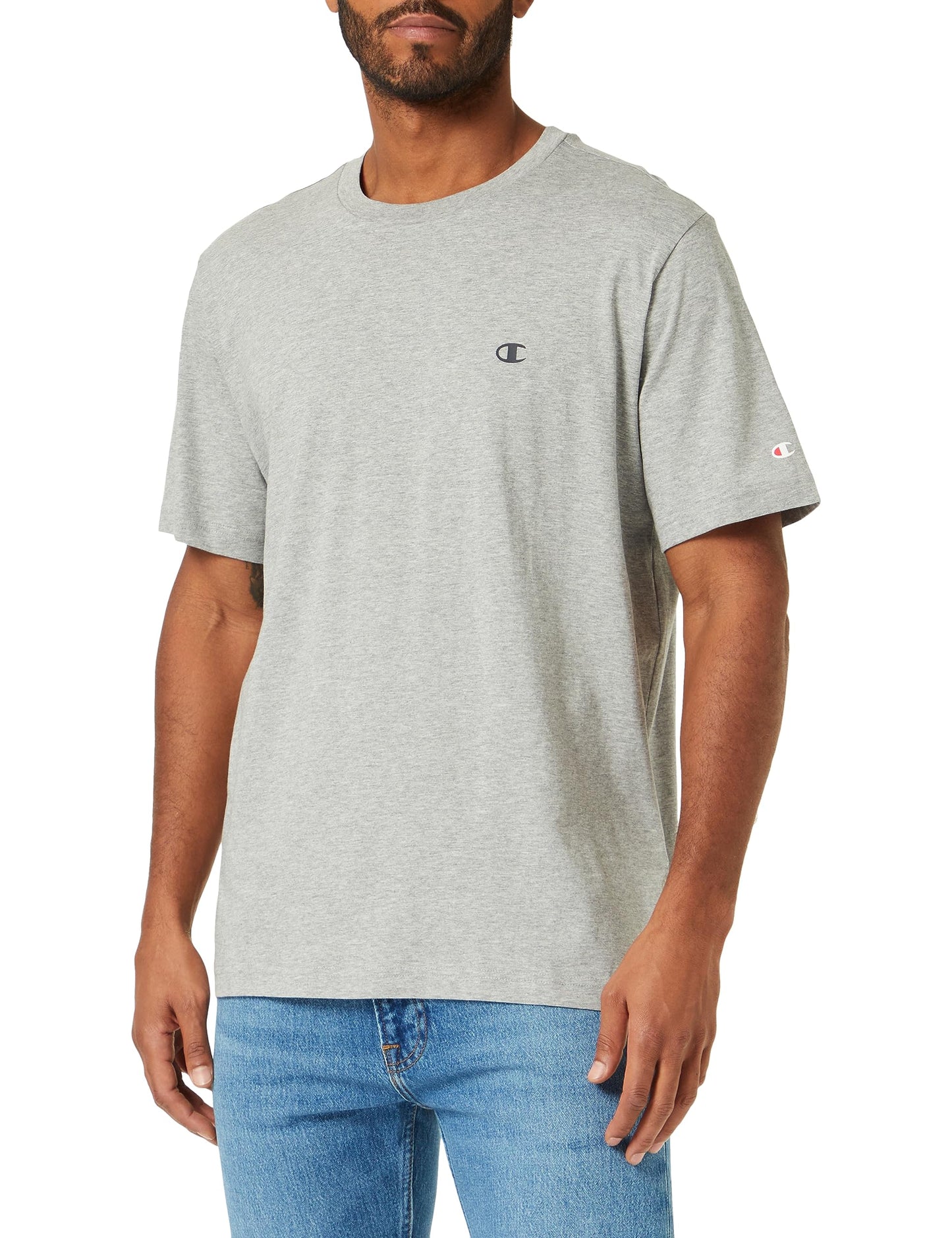 Champion Men's Legacy Basics Crewneck T-Shirt – Comfort Meets Iconic Style