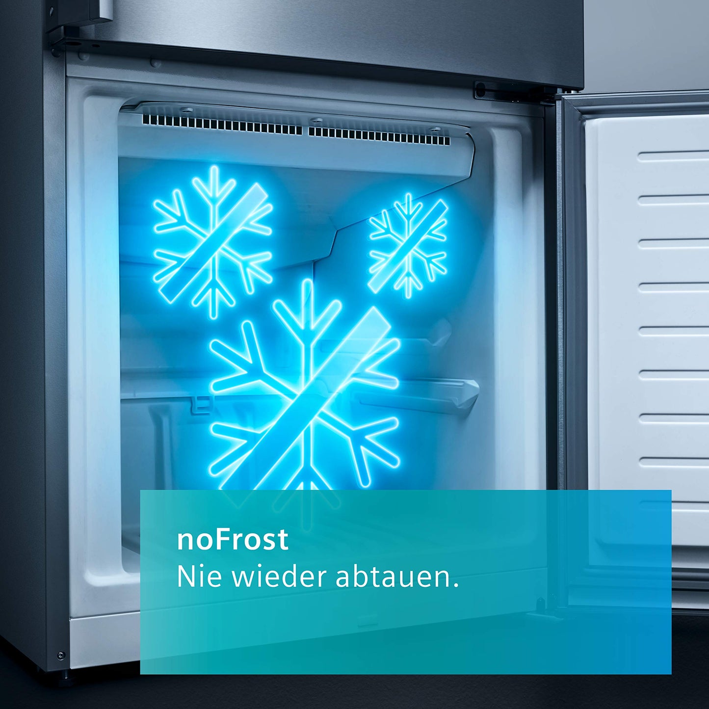 Siemens GS54NAWCV iQ500 freezer, 176 x 70 cm, 327 L, noFrost never defrost again, bigBox space for large frozen goods, varioZone flexible glass and drawers, white