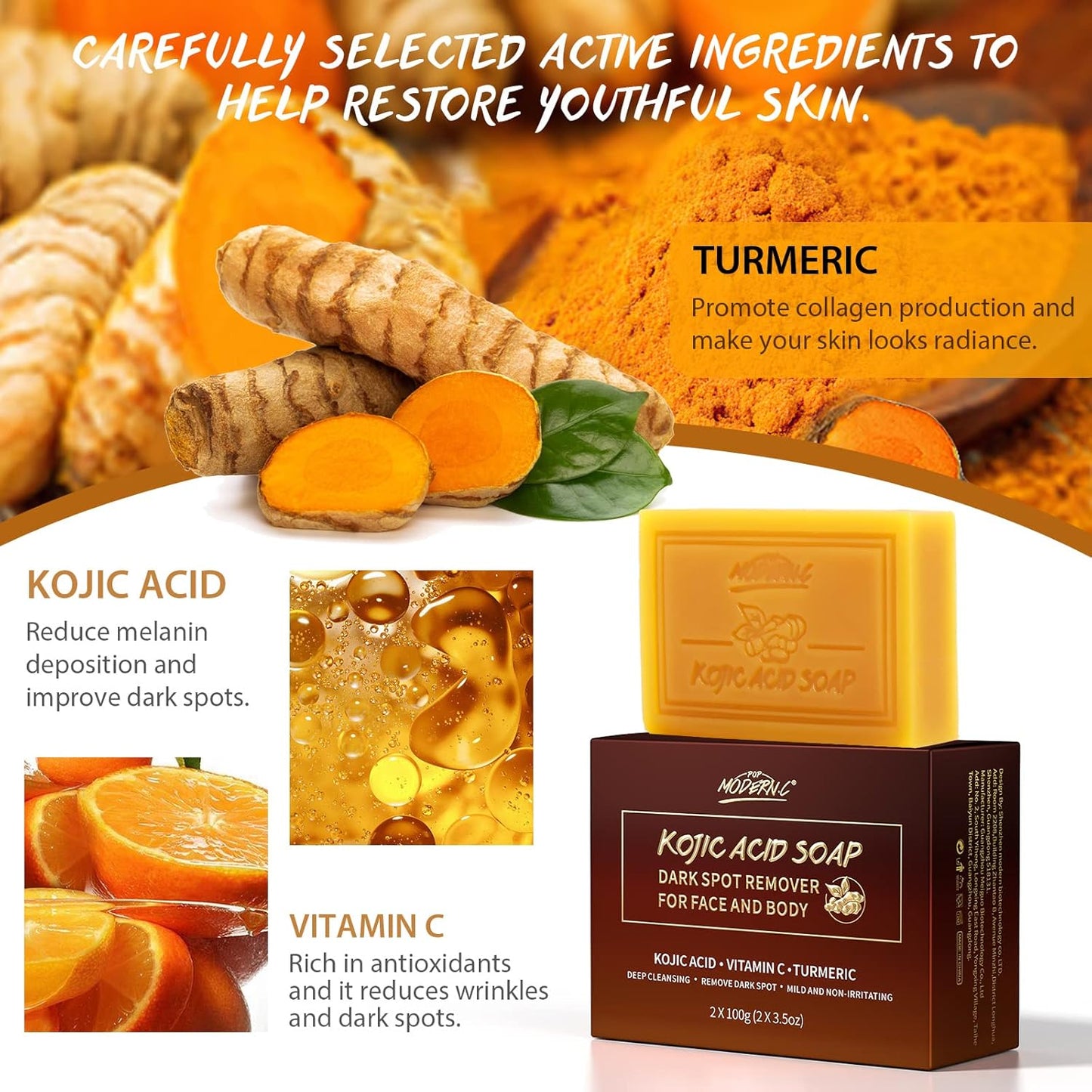 Kojic Acid Soap for Face and Body
