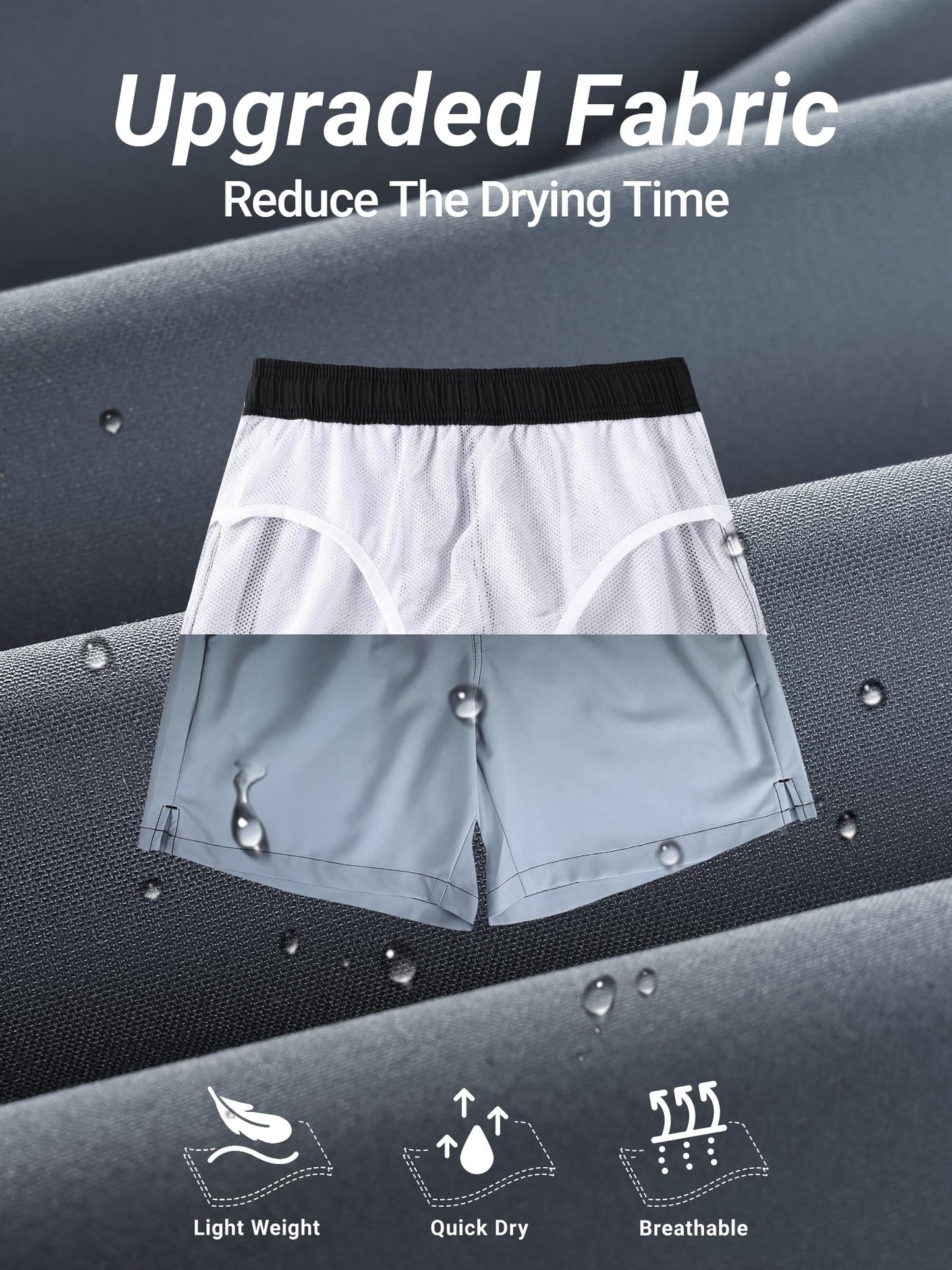 Arcweg Men’s Ultralight Swim Shorts – Quick-Dry & Breathable Swim Trunks