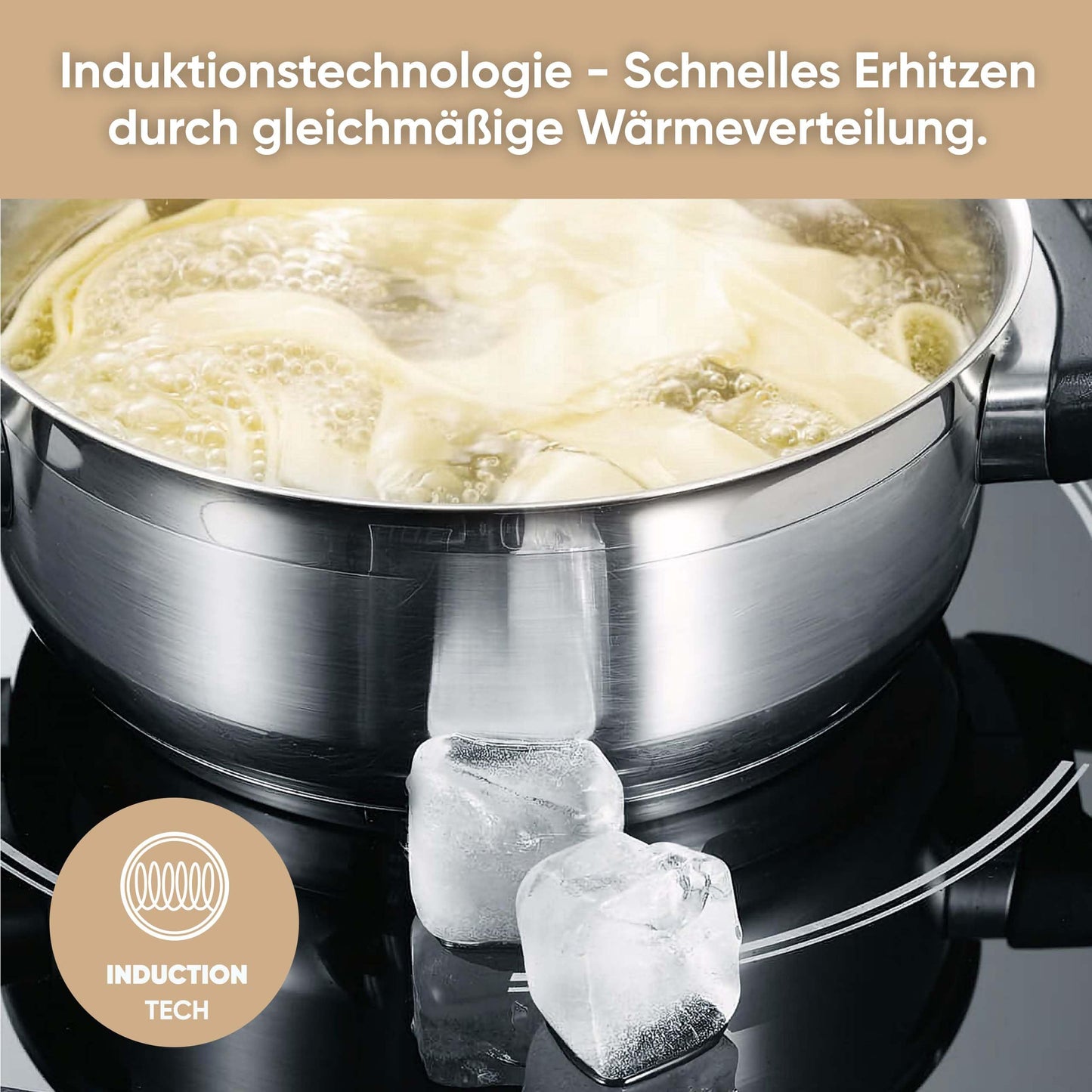 SEVERIN Kochplatte Induktion, für Küche, Büro oder Camping, hochwertige Herdplatte mit stufenloser Temperatureinstellung, Campingkocher mit Glaskeramik-Kochfeld, schwarz, 2.000 W, KP 1071