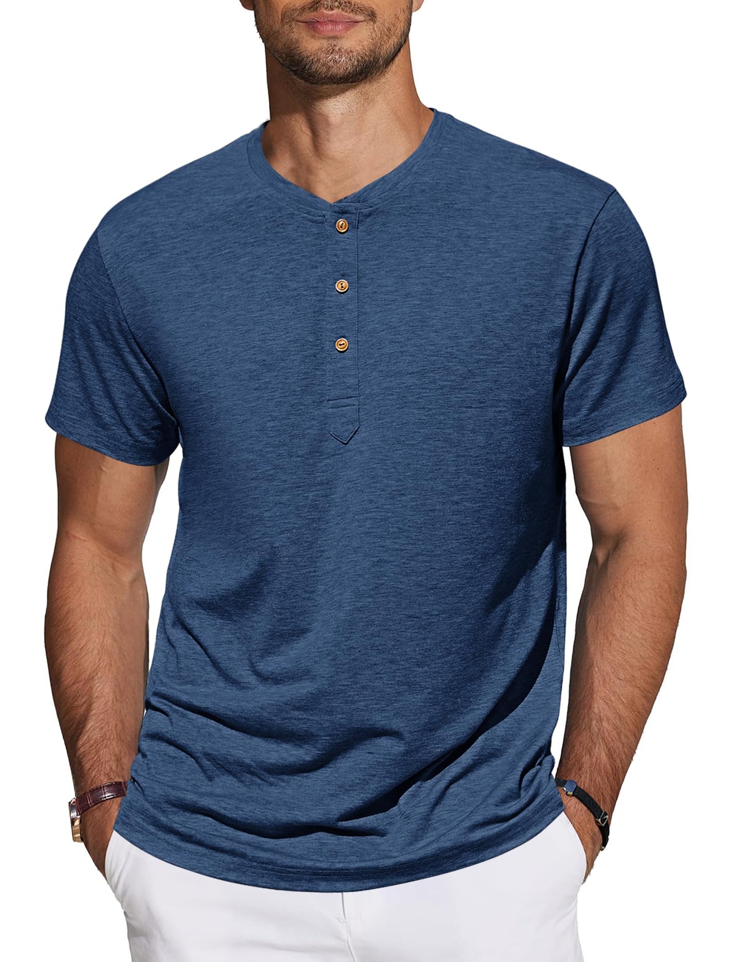 TARAINYA Men's Henley T-Shirt