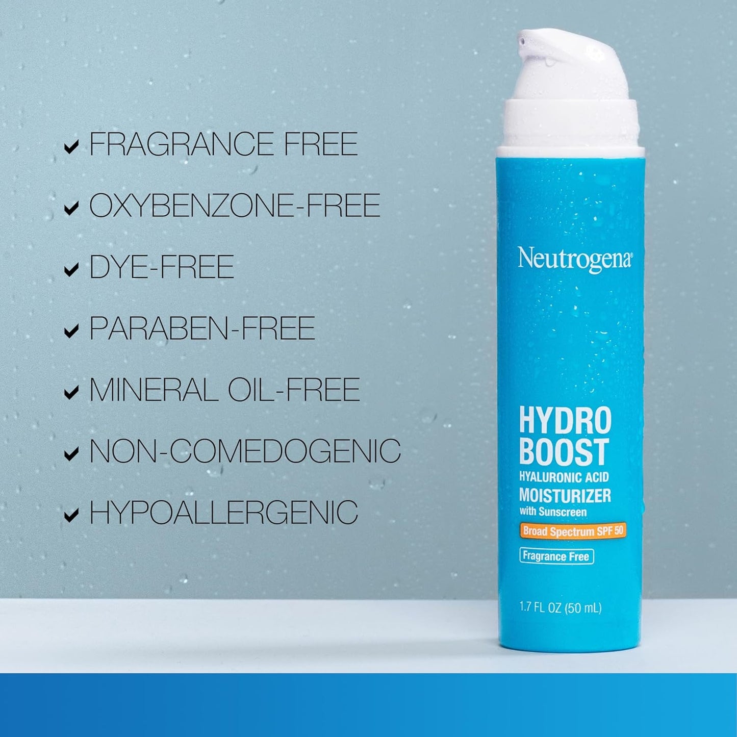 Neutrogena Hydro Boost Hyaluronic Acid Moisturizer SPF 50