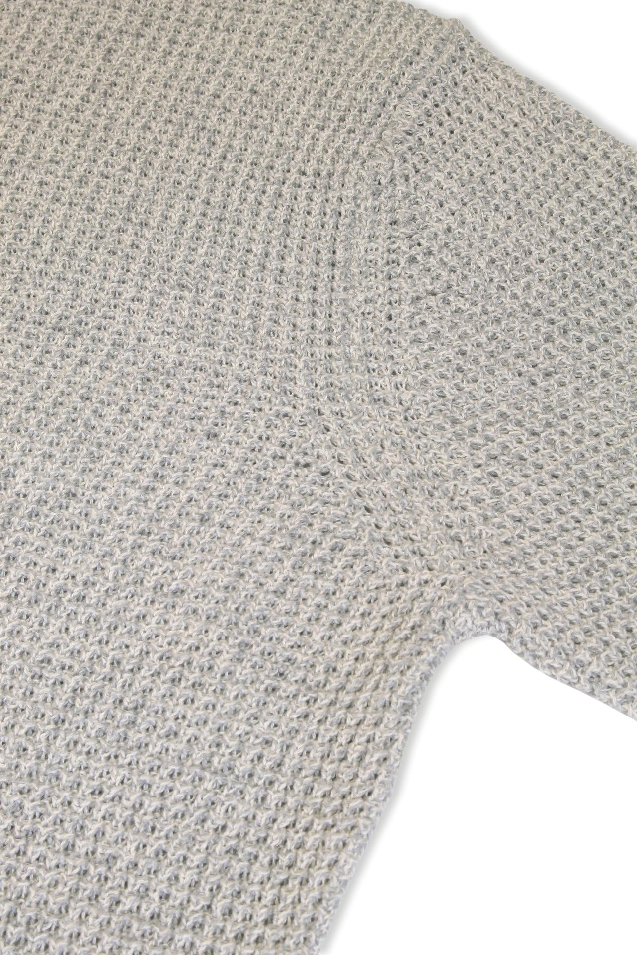 Xact Men’s Waffle Knit Crewneck Sweater – Classic Midweight Pullover