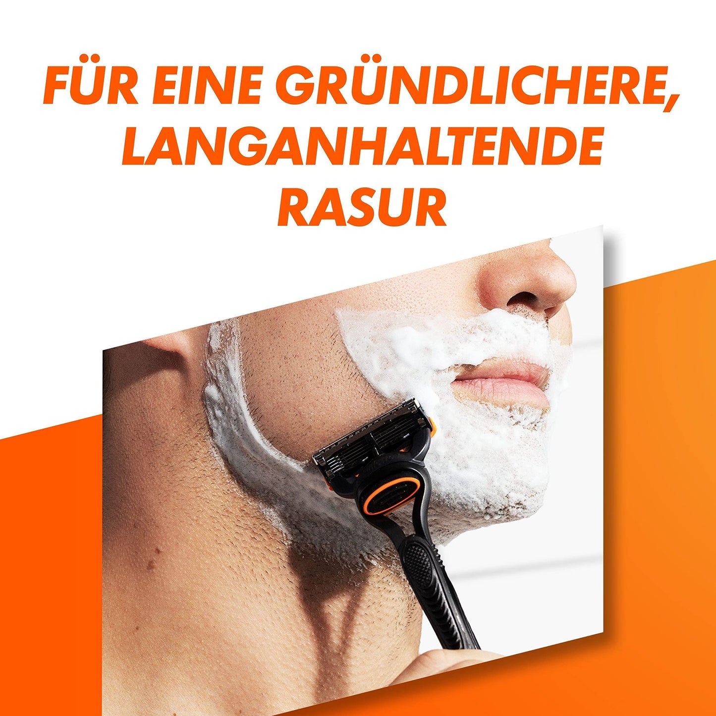 Gillette Fusion5 Rasierer für Männer, ein Gillette Rasierer, 11 Ersatzklingen, mit Gleitstreifen für eine gründliche Rasur