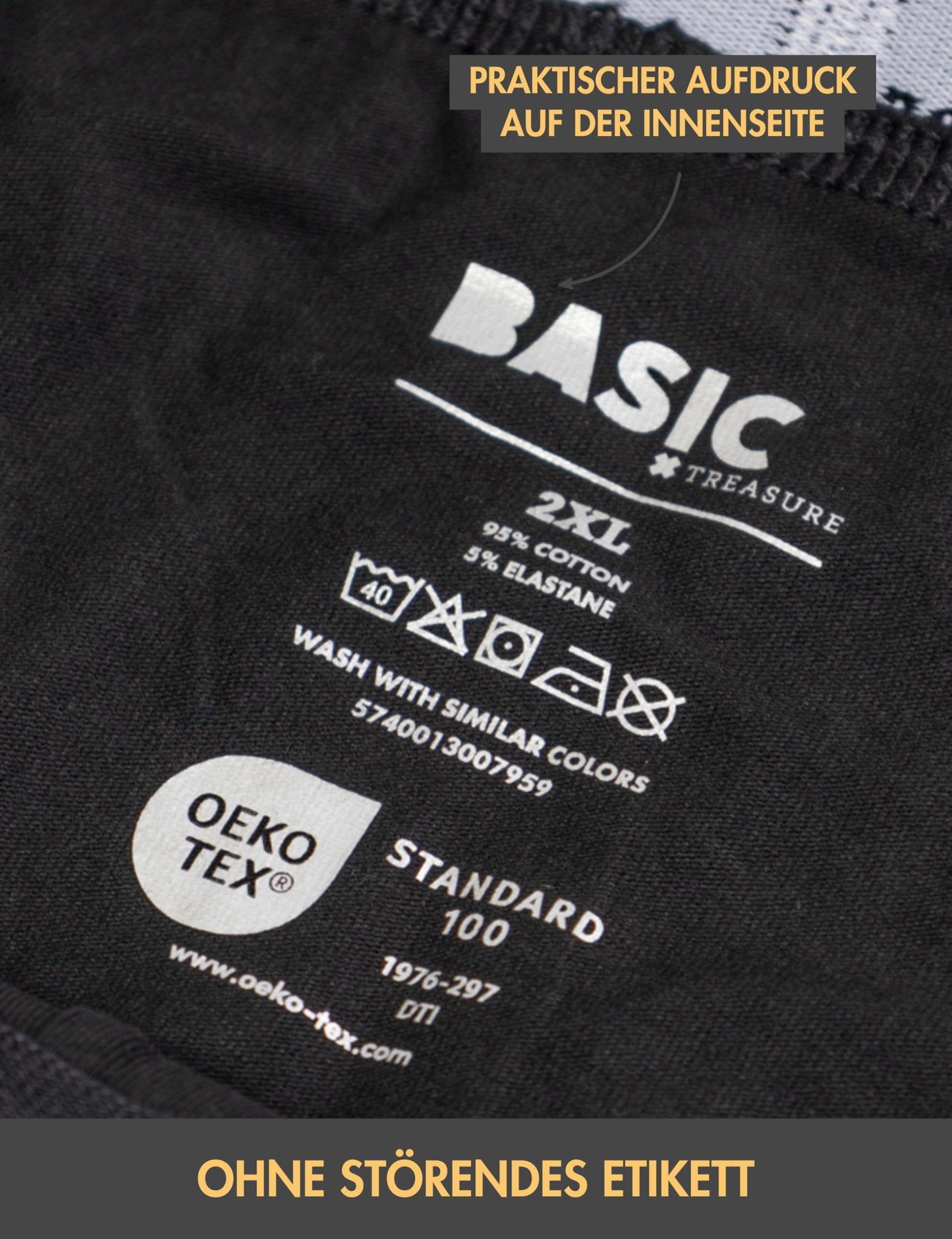 Basic Treasure 8/9-Pack Men’s Boxer Shorts