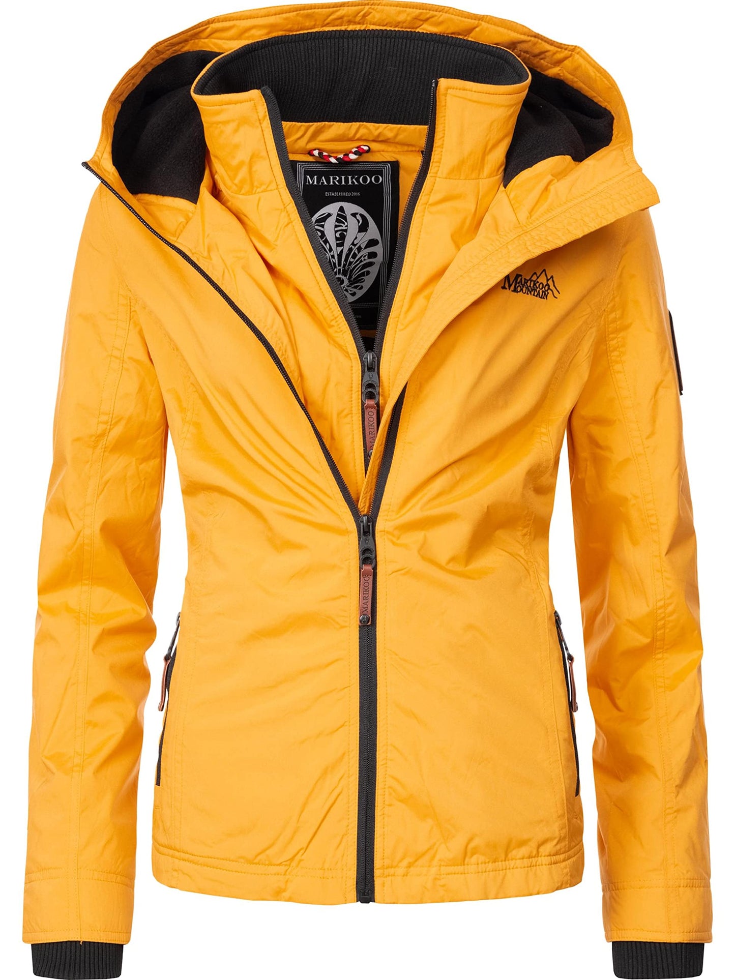 MARIKOO Women’s Fleece-Lined Windbreaker – Lightweight Outdoor Jacket