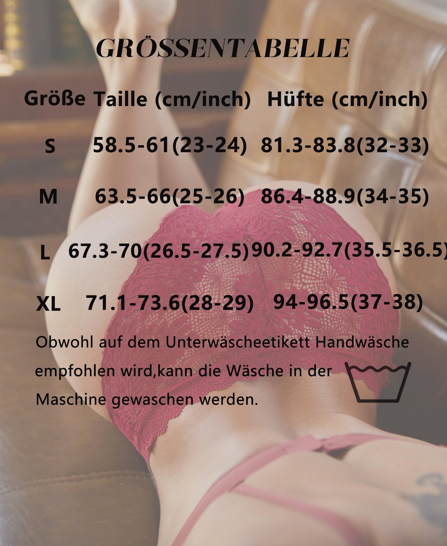Women's Cotton Lace Underwear Women's Sexy Briefs - Multipack 6