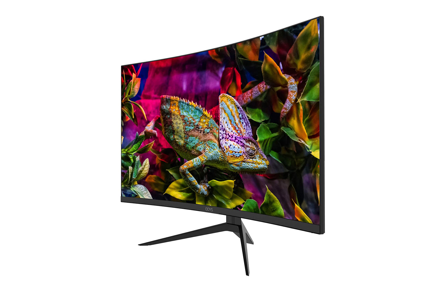 ODYS i27 Monitor - 27-Zoll-Bildschirm im rahmenlosen Design, Full HD, 100 Hz, mit HDR, IPS Panel, FreeSync, HDMI, USB-C, 3,5mm Audio