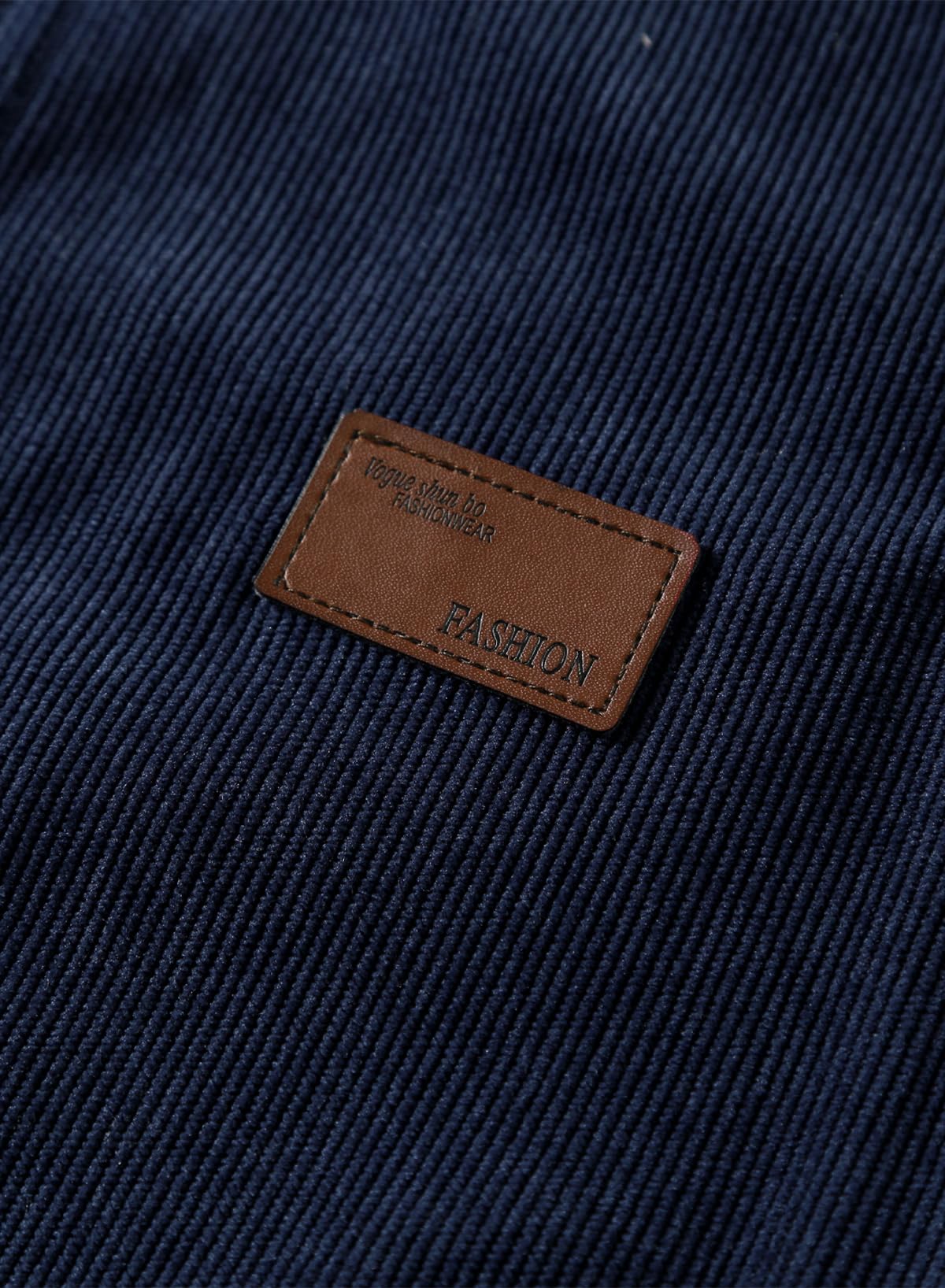 Men’s Corduroy Jacket – Fleece-Lined Winter Coat