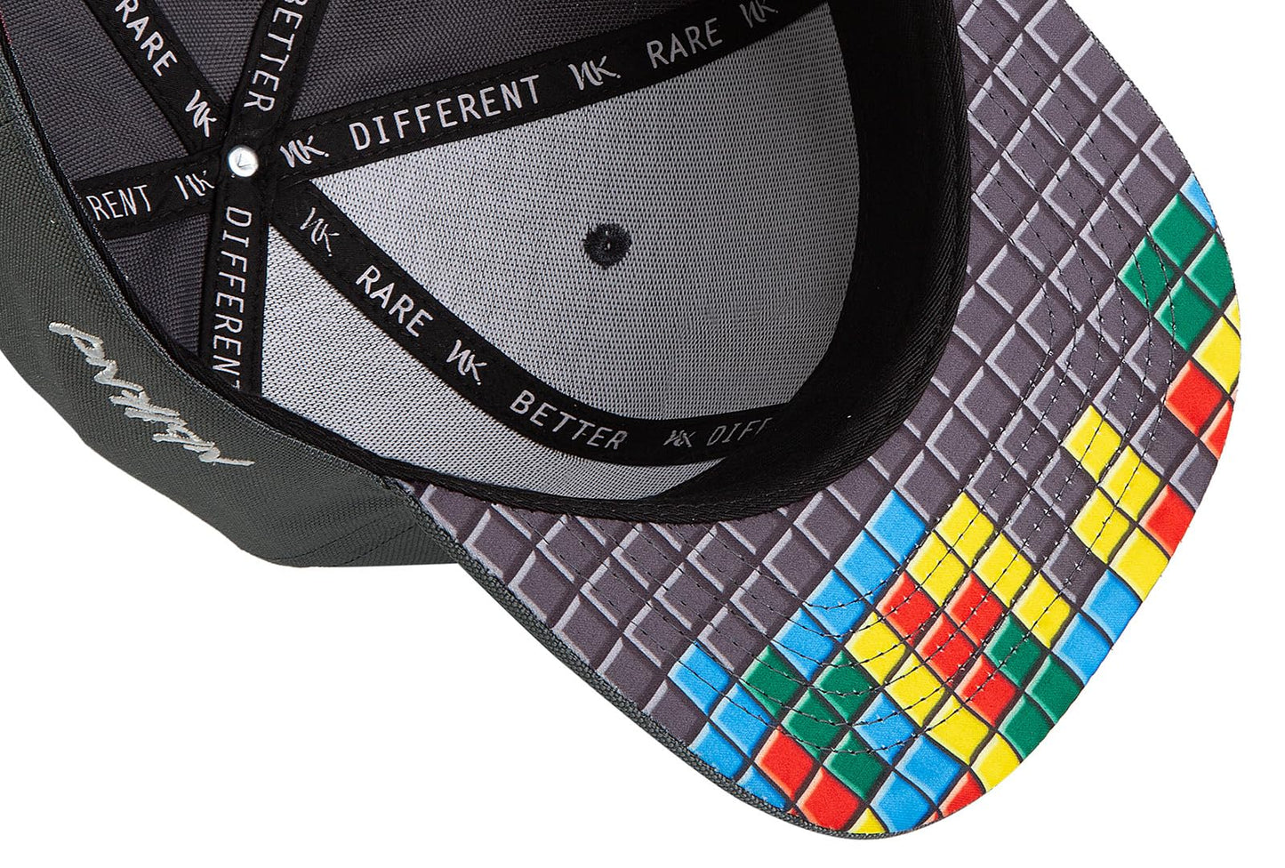 Nebelkind Snapback-Cap-Herren Damen Pixel, Einheitsgröße OneSize, Größenverstellbar, Unisex, hochwertige Basecap trendig, Streetwear Style, Baseball-Kappe mit geradem Schirm, Retro