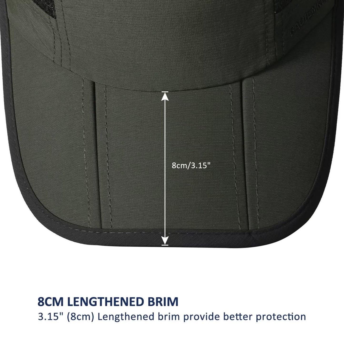 GADIEMKENSD Folding Outdoor Hat UPF 50+ Sun Protection Mesh Sport Hat