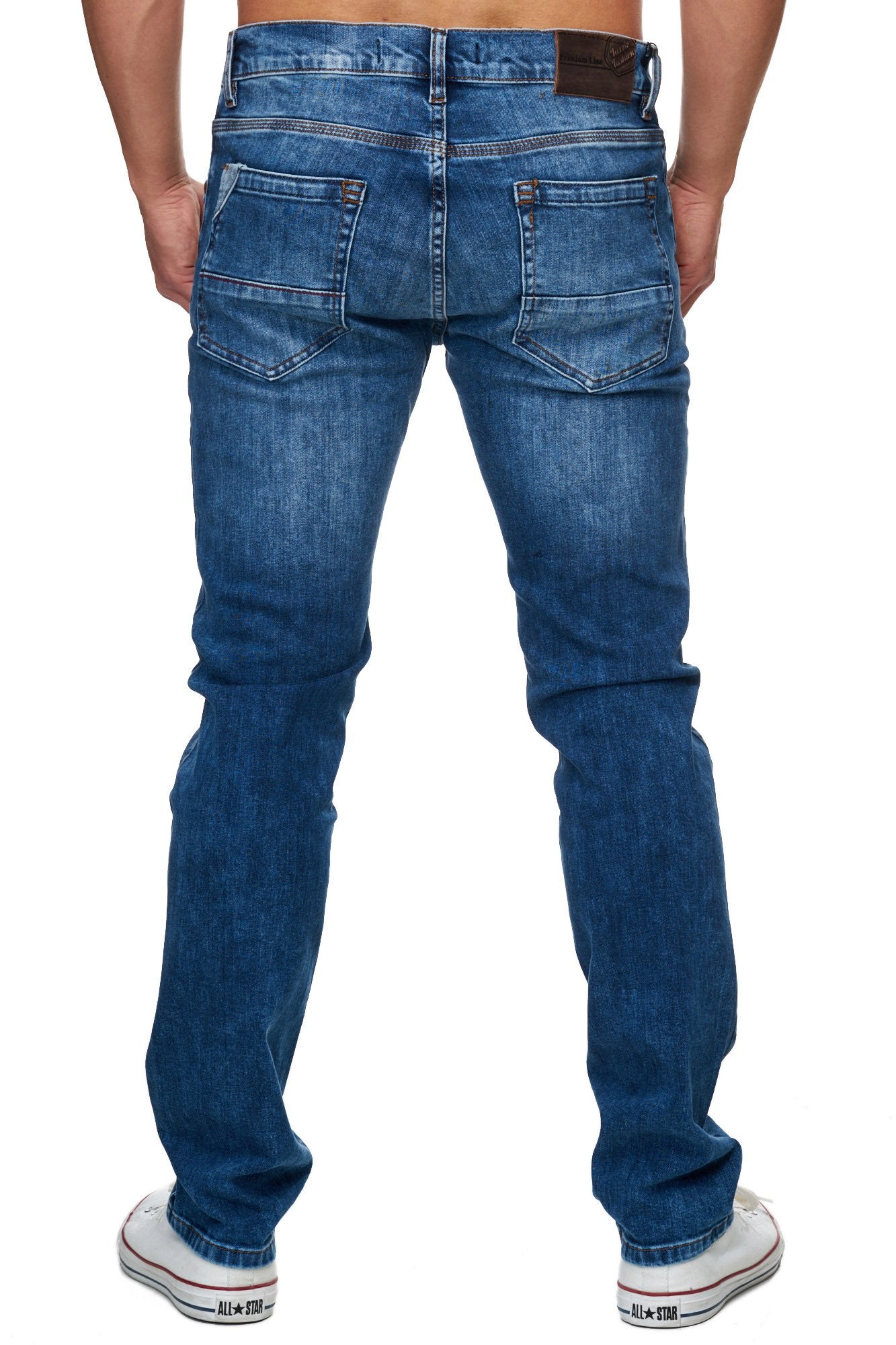 Tazzio Men’s Slim Fit Stretch Jeans