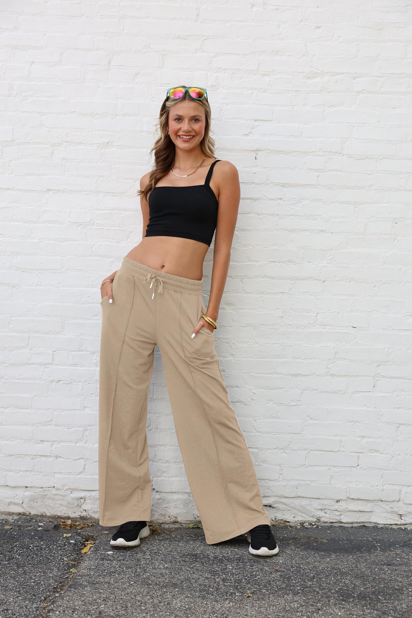 baleaf Women’s Jogging Pants – Straight-Leg Sport Sweatpants