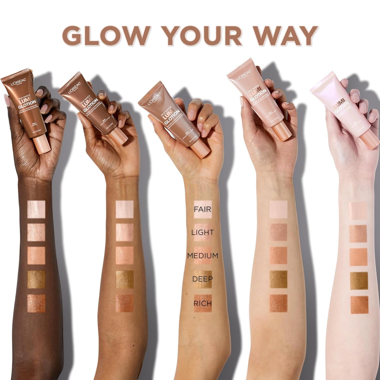 L'ORÉAL True Match Lumi Glotion – Natural Glow Enhancer (904 Deep)