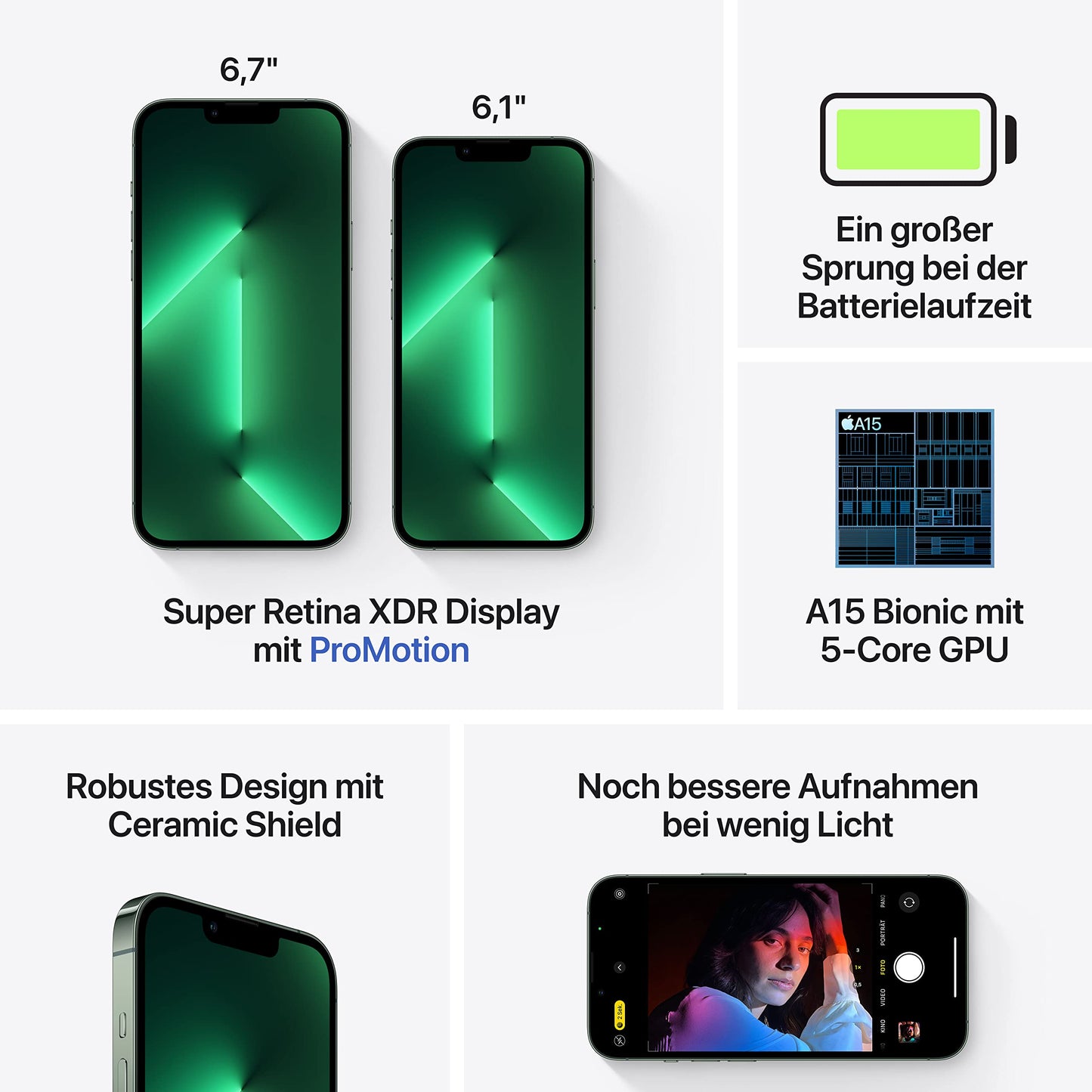 Apple iPhone 13 Pro Max - 6.7" Super Retina XDR - A15 Bionic