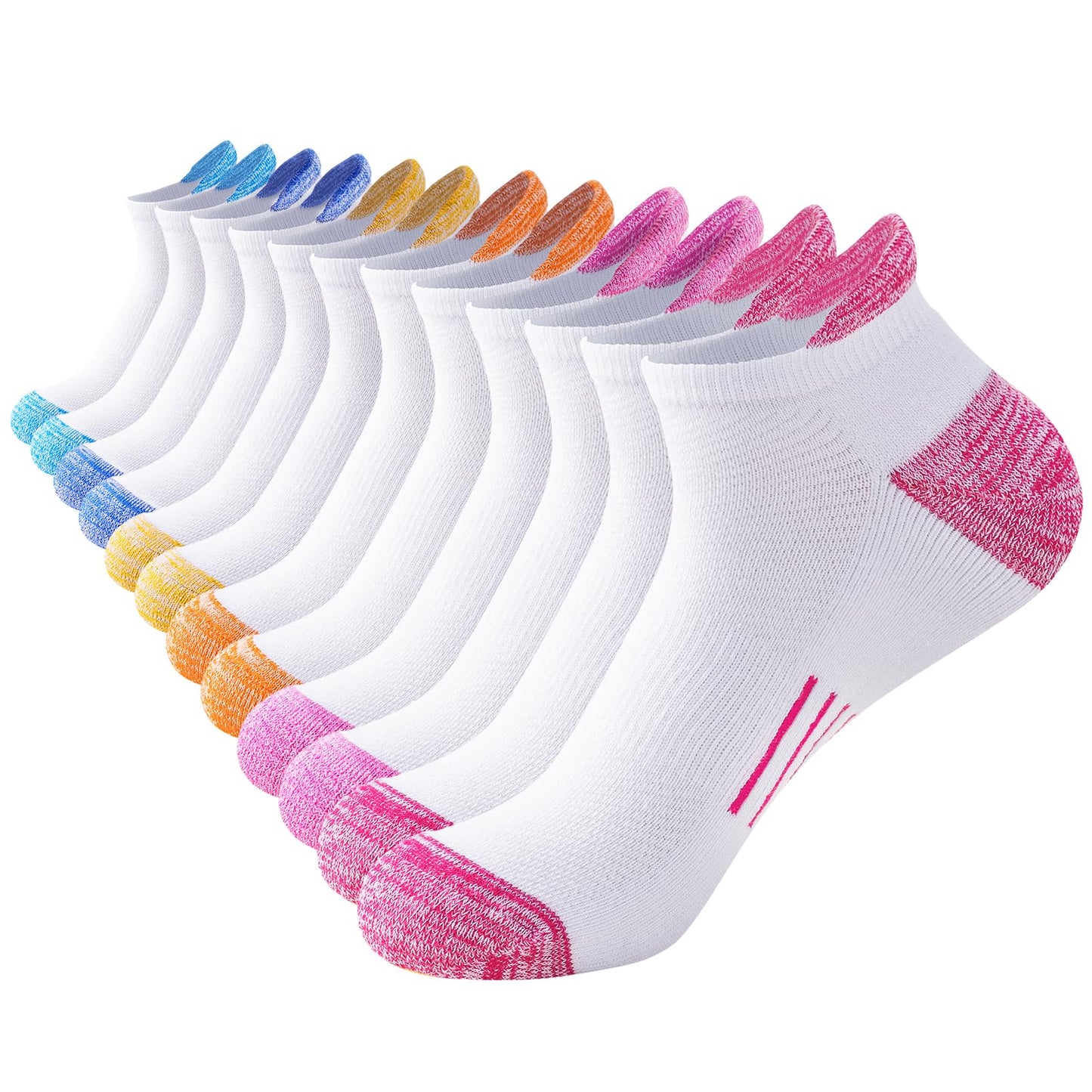 Women's Sneaker Socks – Cotton Low-Cut Sports Socks