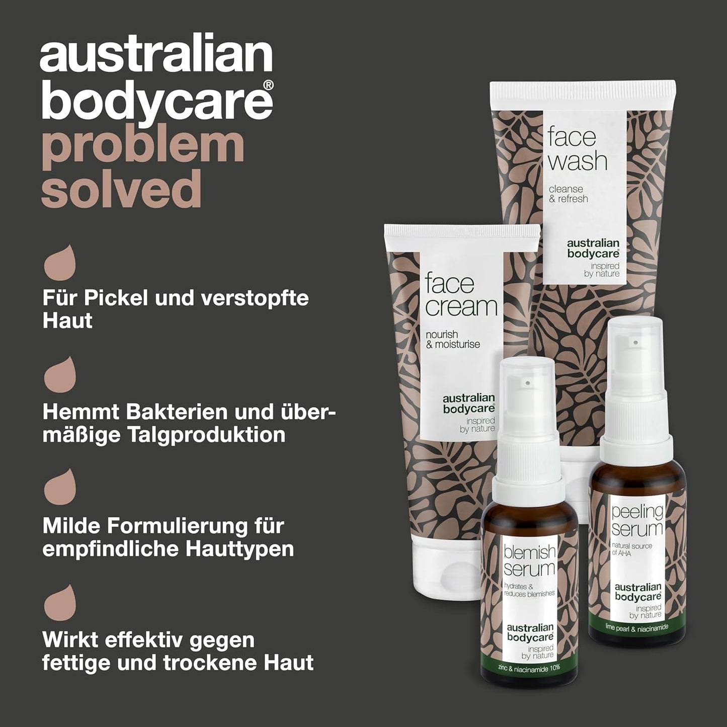 4-Piece Skincare Set for Blemish-Prone Skin