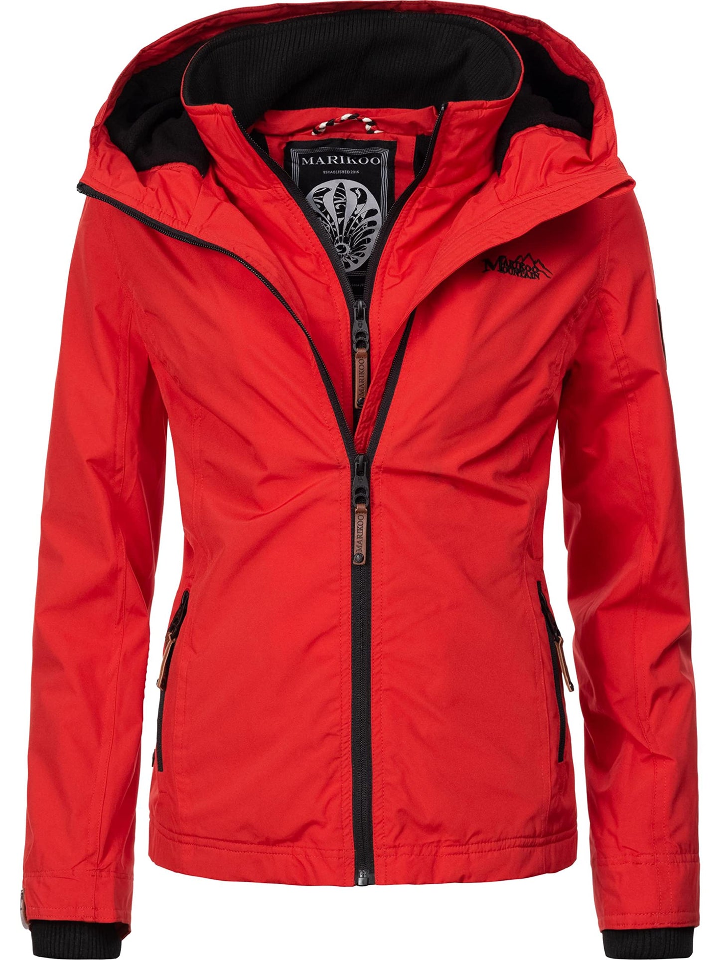 MARIKOO Women’s Fleece-Lined Windbreaker – Lightweight Outdoor Jacket