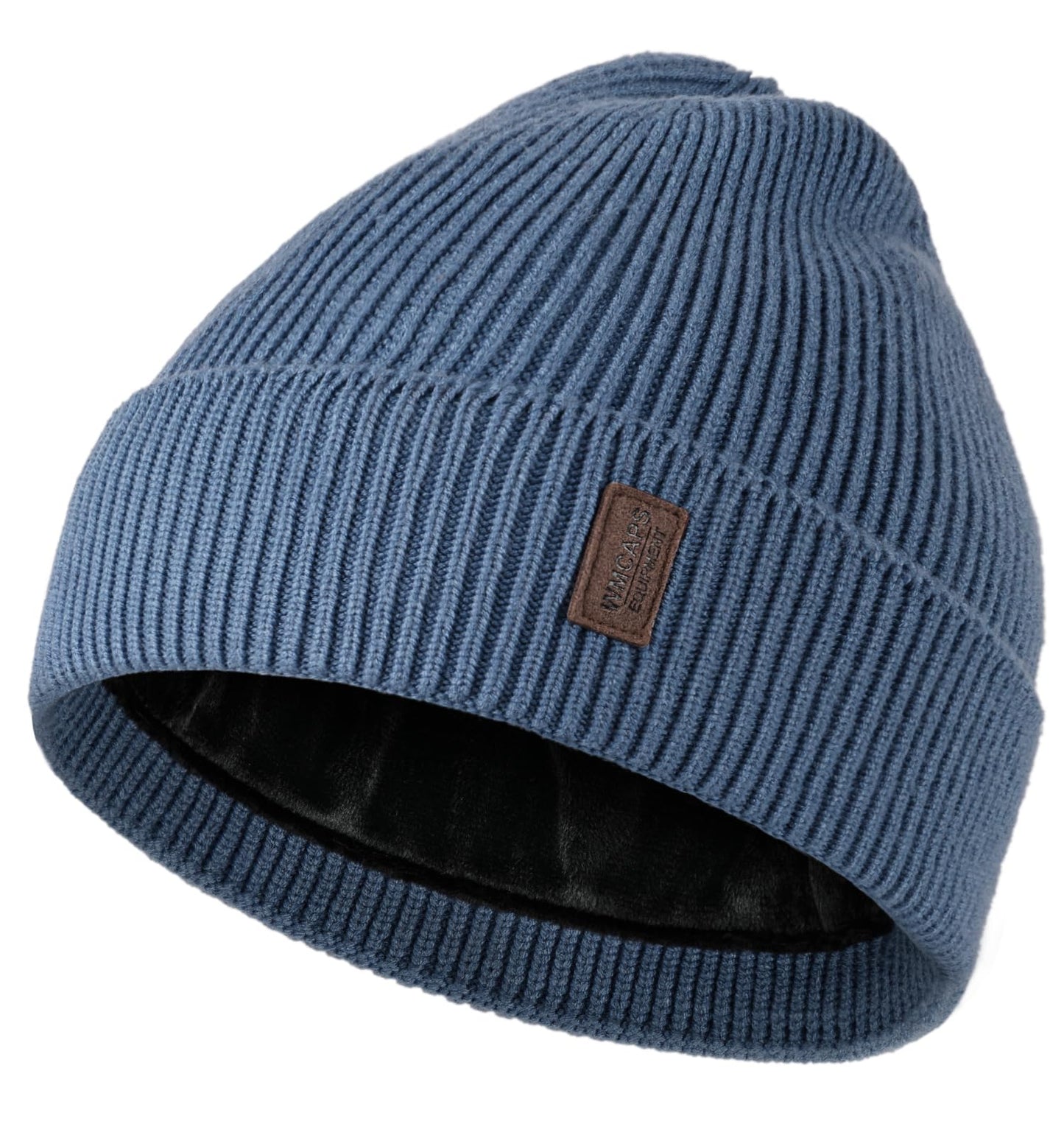 Wmcaps Beanie Mütze, Herren Winter Warme Unisex Wintermütze Strickmütze Dehnbare Weiche Wollmütze mit Bündchen und Dickem Warmem Futter Geschenk für Freundin männer Frauen